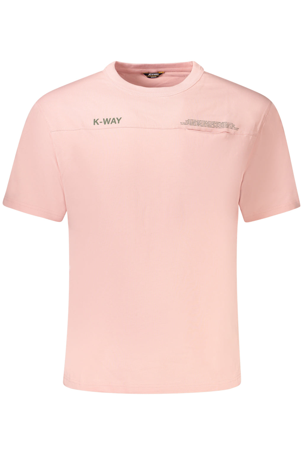 CAMISETA DE MANGA CORTA K-WAY PARA HOMBRE ROSA 
