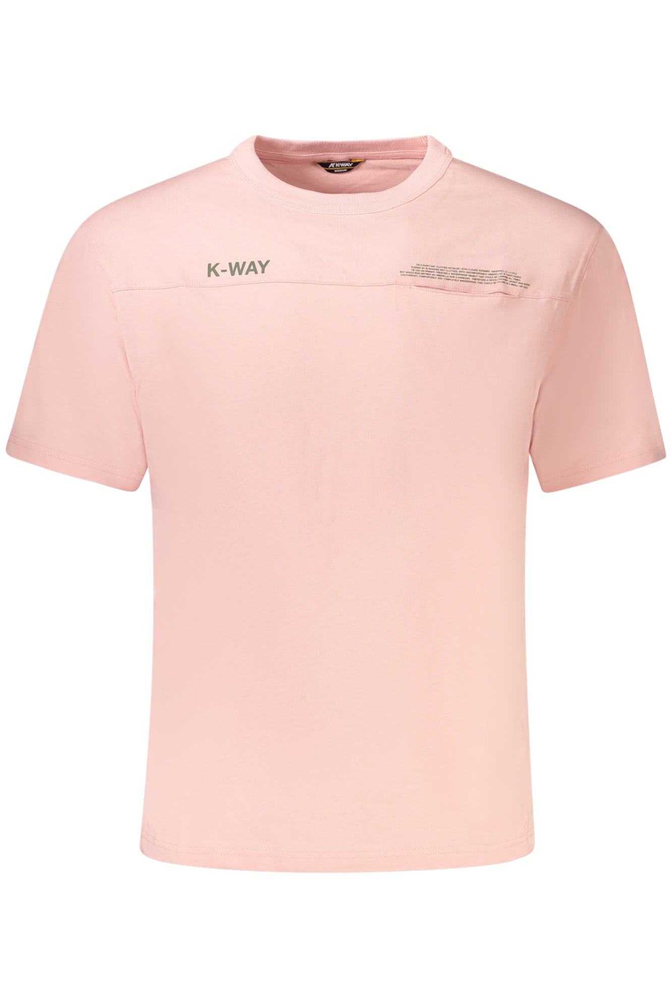 CAMISETA DE MANGA CORTA K-WAY PARA HOMBRE ROSA 