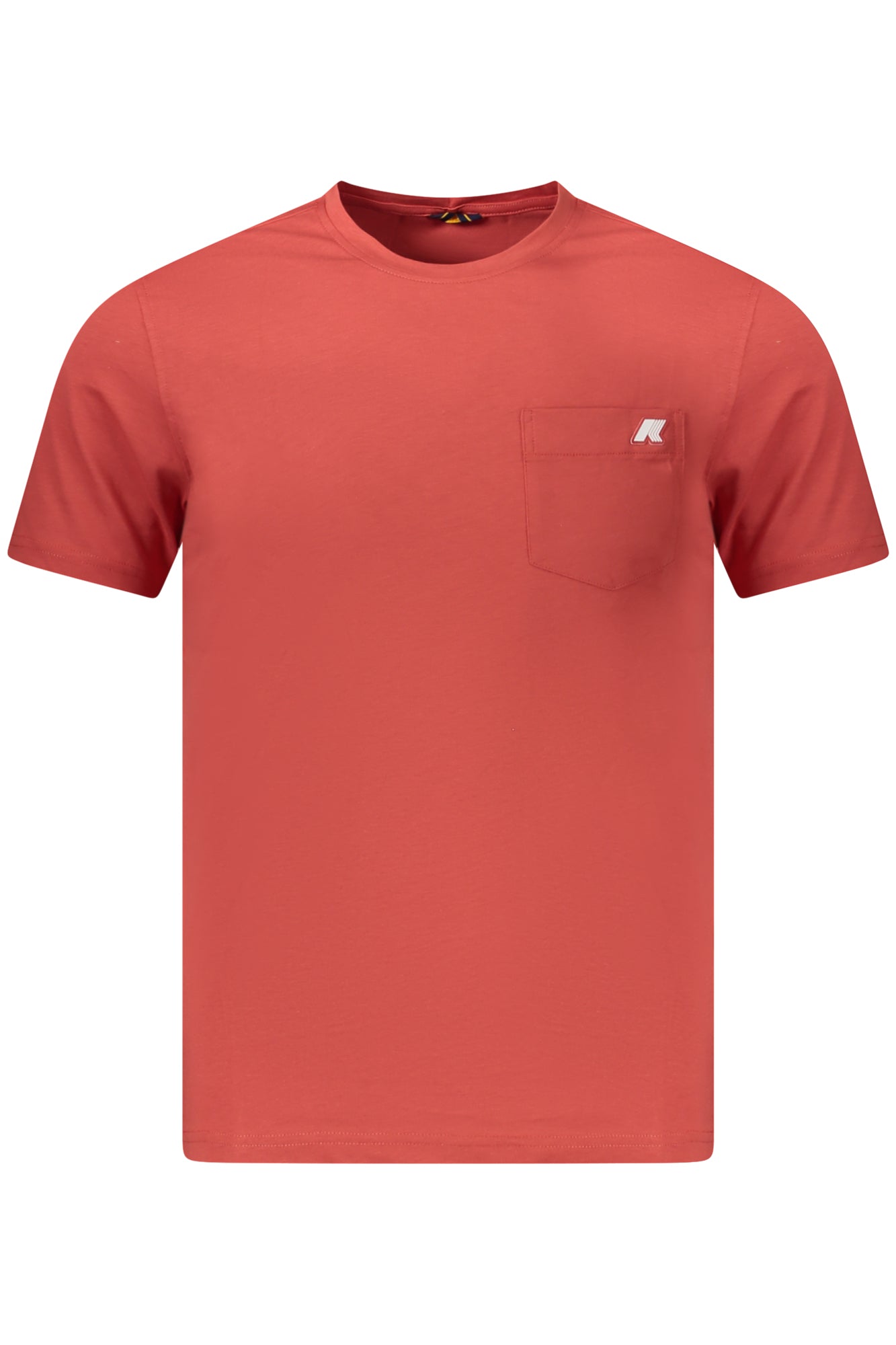 CAMISETA DE MANGA CORTA PARA HOMBRE K-WAY, ROJA 