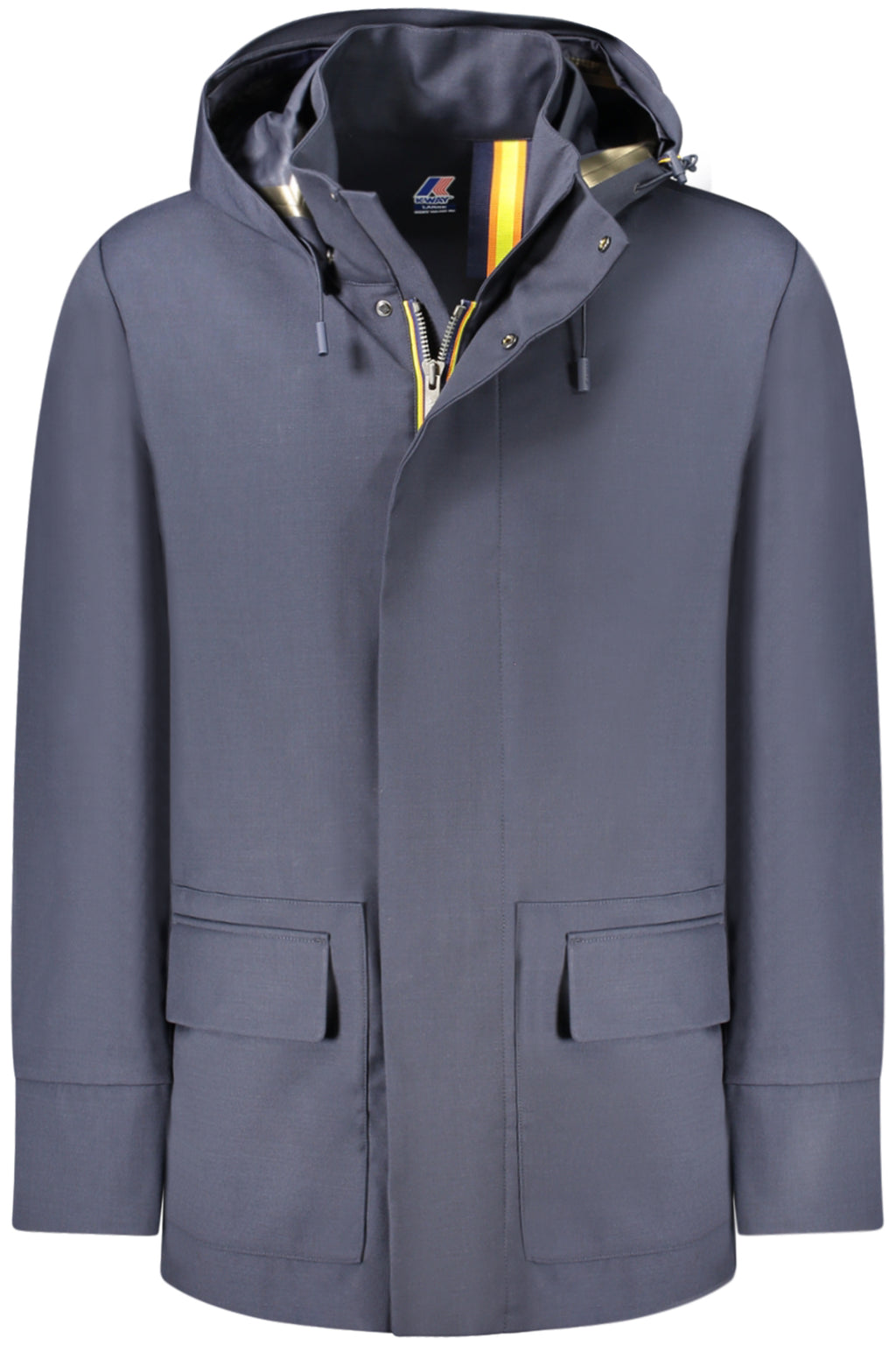 K-WAY MEN'S BLUE TRENCH 