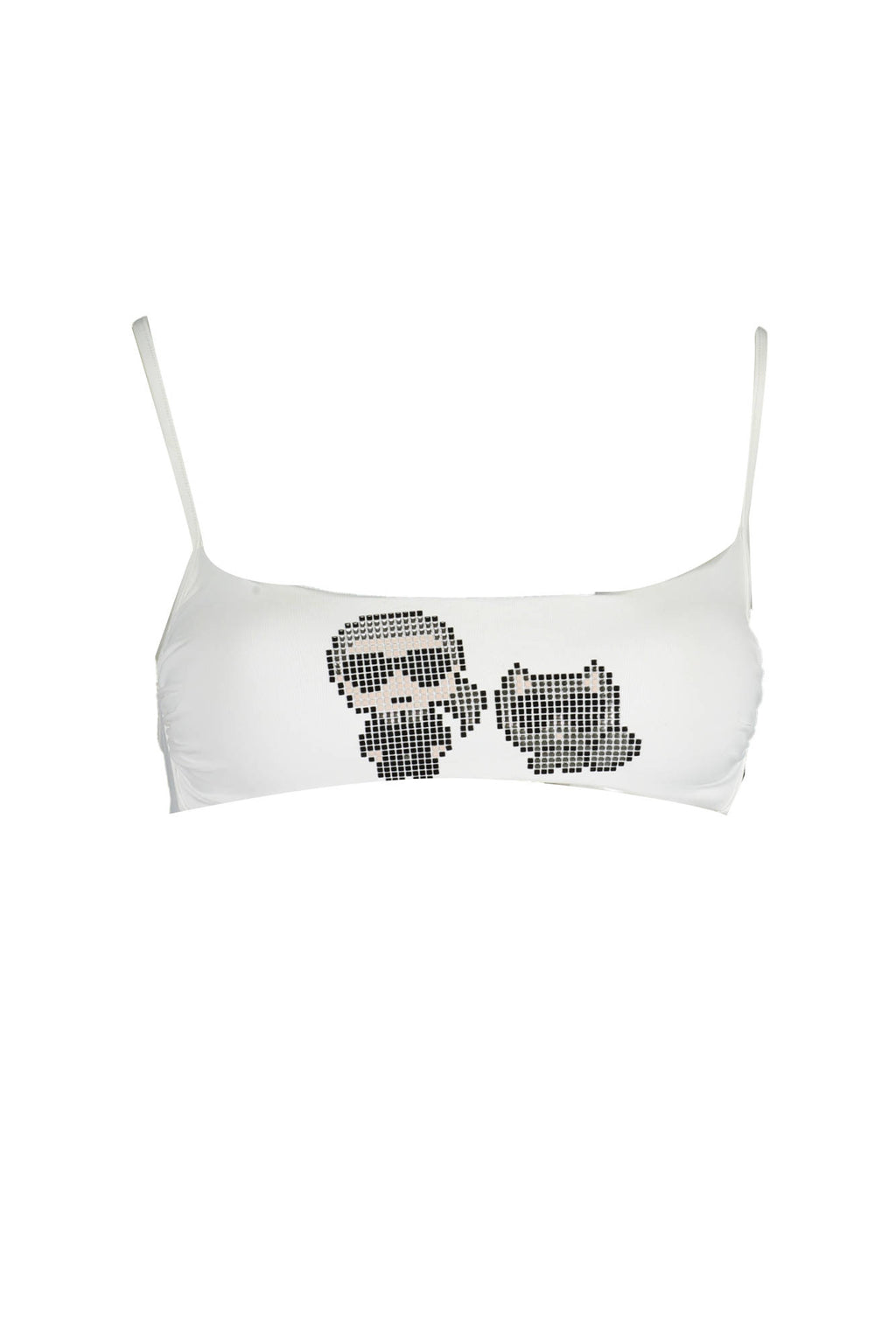 KARL LAGERFELD BEACHWEAR WOMEN'S WHITE TOP 