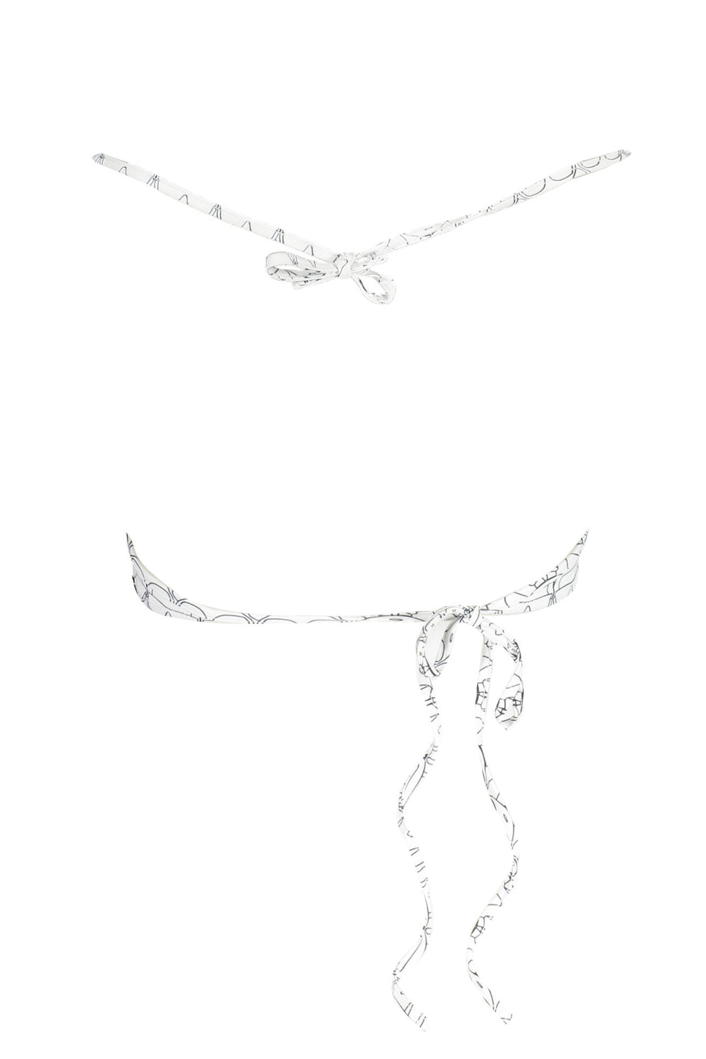 KARL LAGERFELD BEACHWEAR WOMEN'S WHITE TOP 