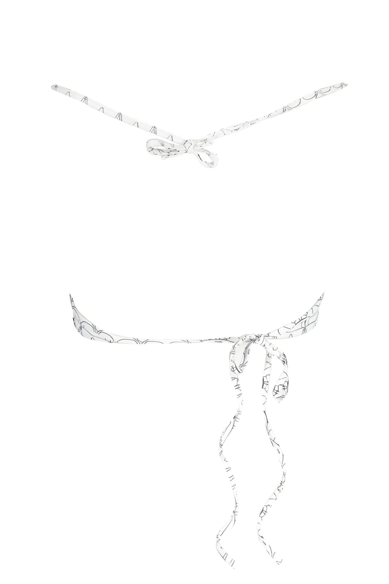 KARL LAGERFELD BEACHWEAR WOMEN'S WHITE TOP 