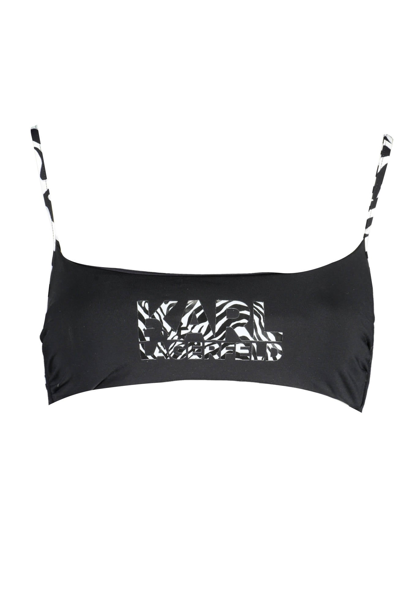 KARL LAGERFELD BEACHWEAR WOMEN'S BLACK TOP 