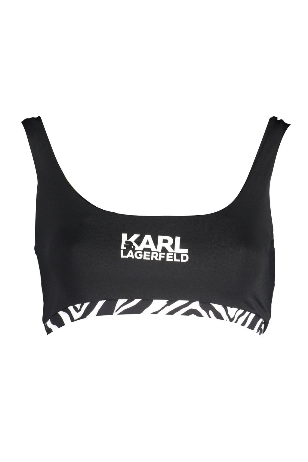 KARL LAGERFELD BEACHWEAR WOMEN'S BLACK TOP 