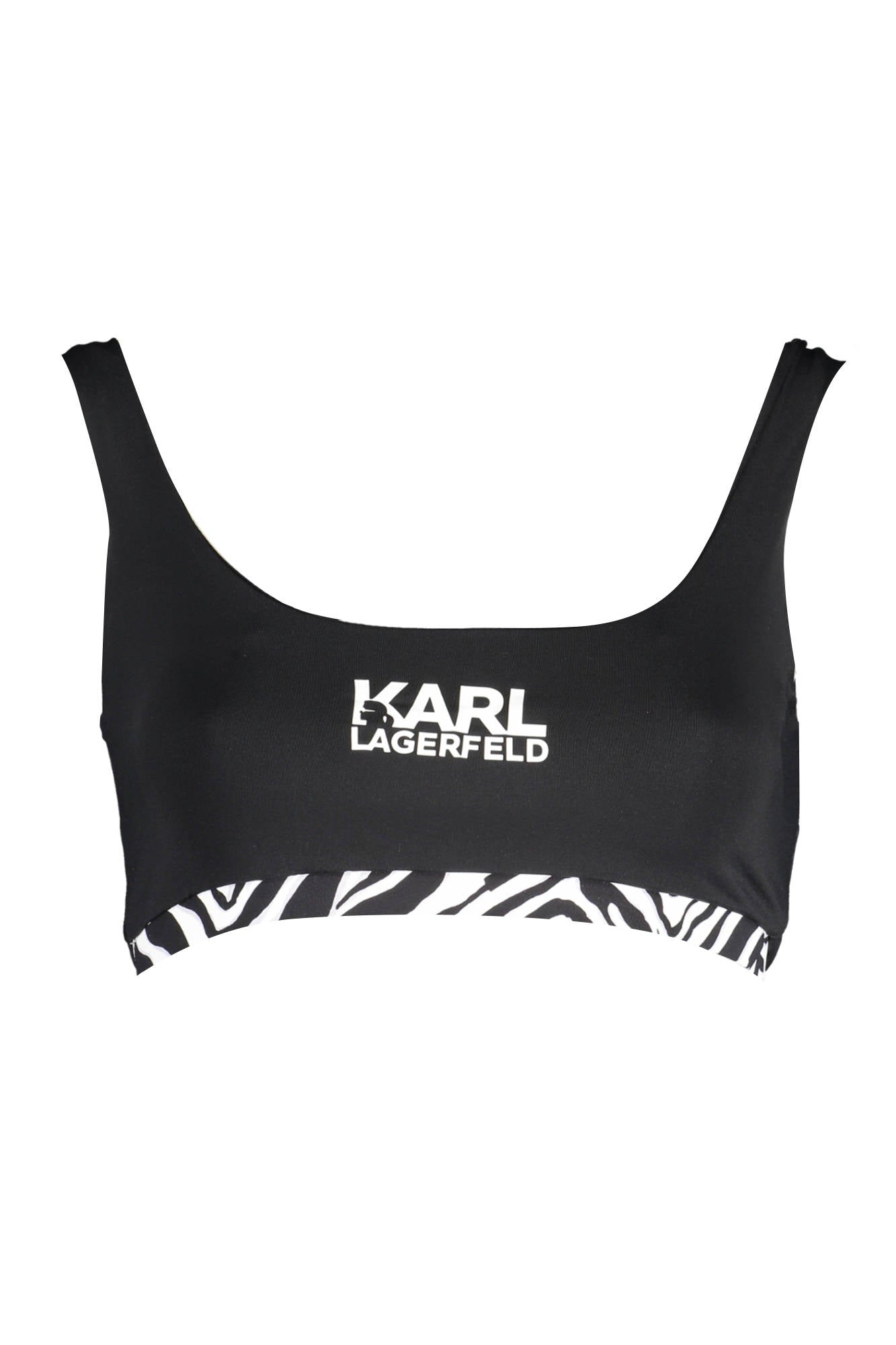 KARL LAGERFELD BEACHWEAR WOMEN'S BLACK TOP 