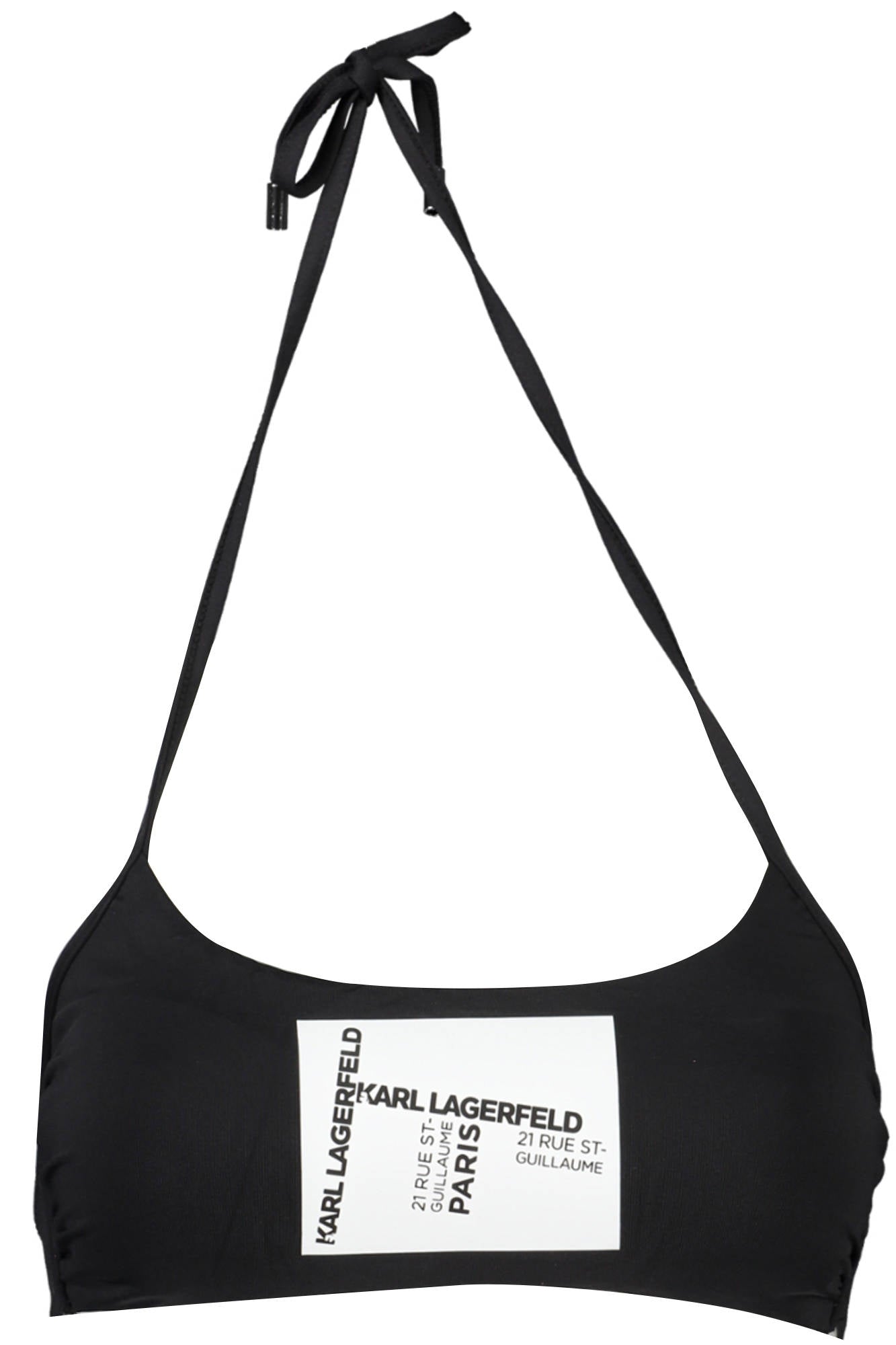 KARL LAGERFELD BEACHWEAR WOMEN'S BLACK TOP 