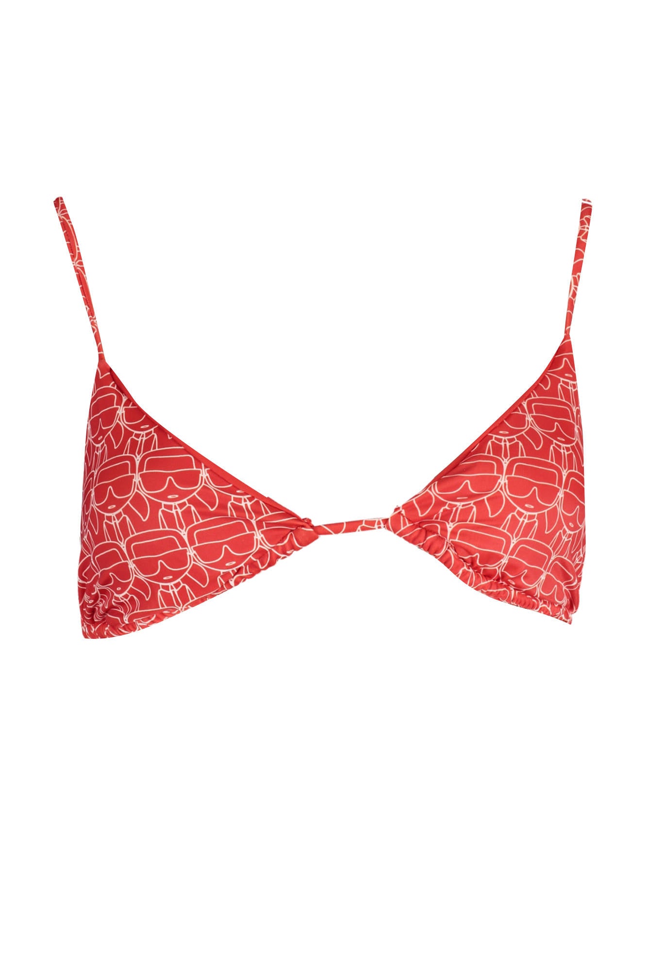 KARL LAGERFELD BEACHWEAR WOMEN'S RED TOP 