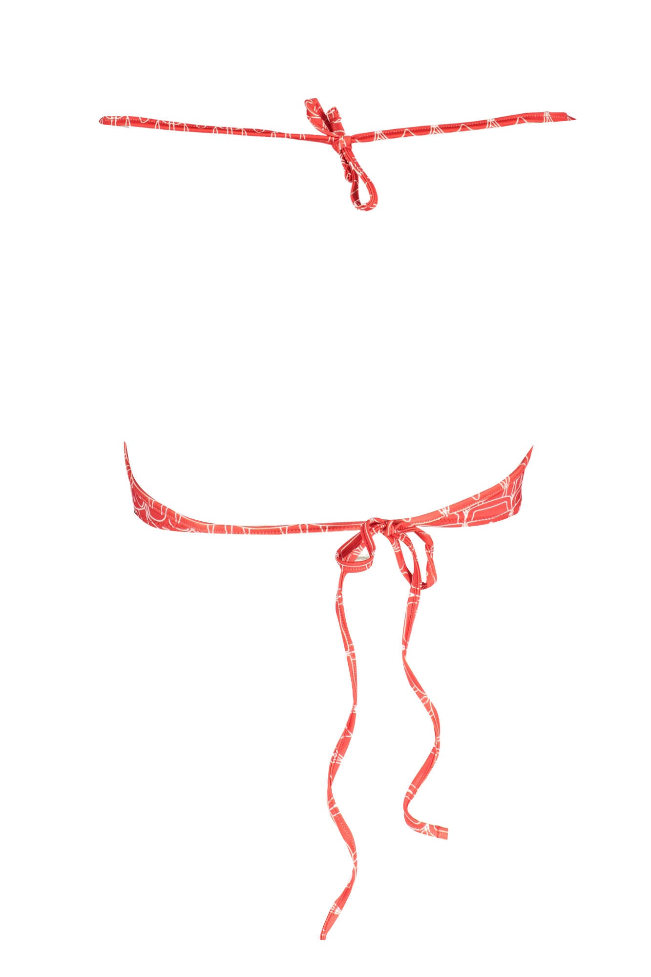 KARL LAGERFELD BEACHWEAR WOMEN'S RED TOP 