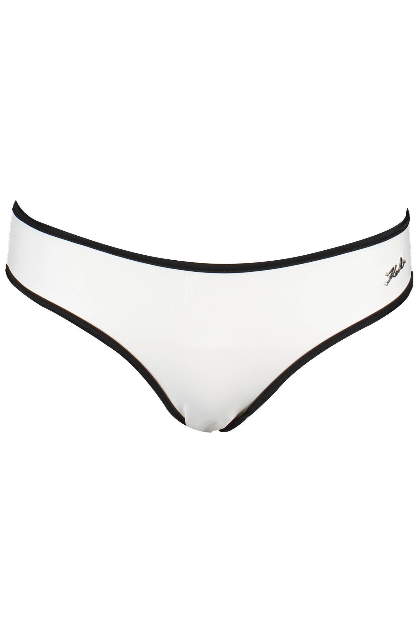 KARL LAGERFELD BEACHWEAR SWIMSUIT BOTTOMS WOMEN'S WHITE 