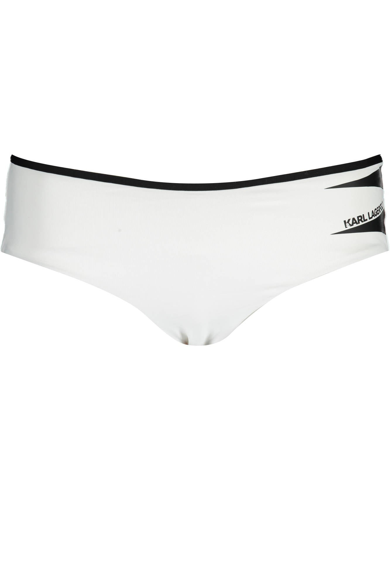 KARL LAGERFELD BEACHWEAR SWIMSUIT BOTTOMS WOMEN'S WHITE 