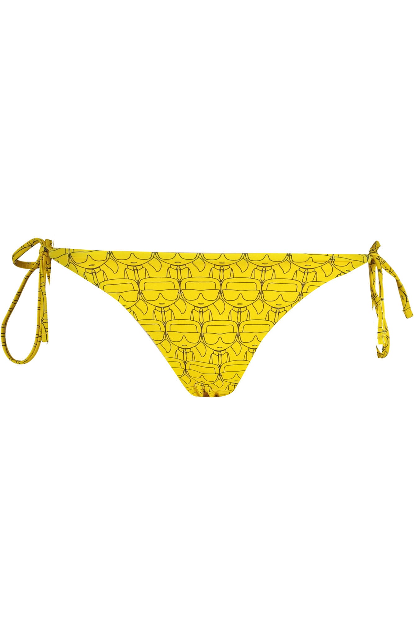 KARL LAGERFELD BEACHWEAR SWIMSUIT BOTTOMS WOMEN'S YELLOW 