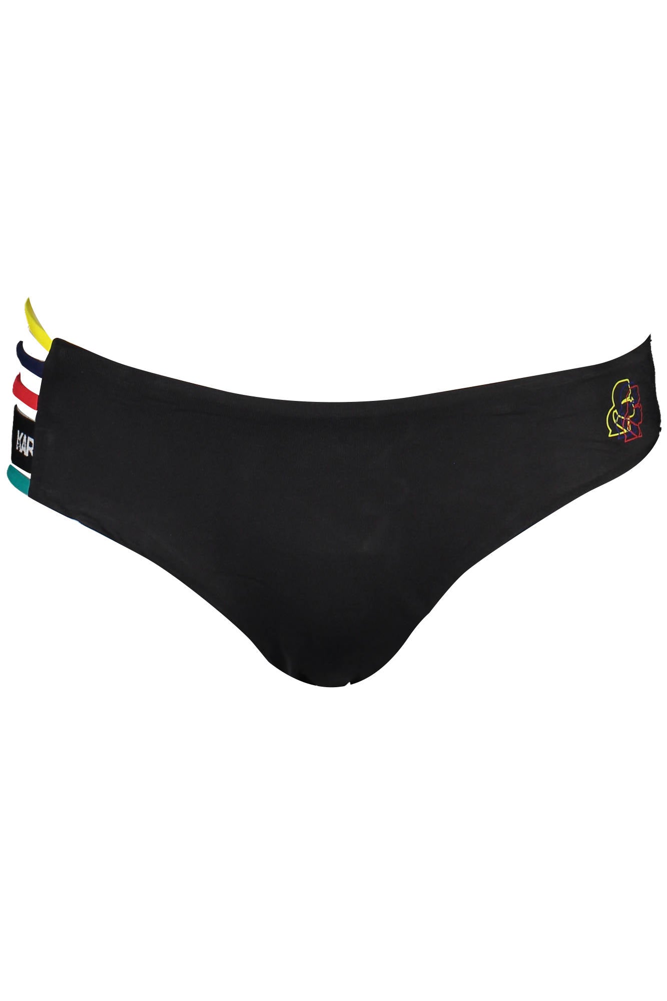 KARL LAGERFELD BEACHWEAR SWIMSUIT WOMEN'S BLACK BOTTOMS 