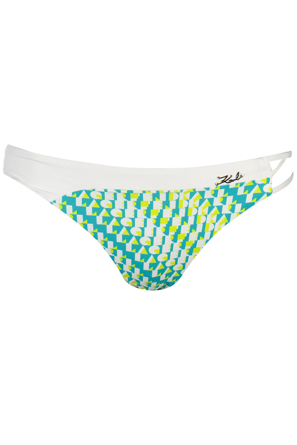 KARL LAGERFELD BEACHWEAR SWIMSUIT WOMEN'S GREEN BOTTOMS 
