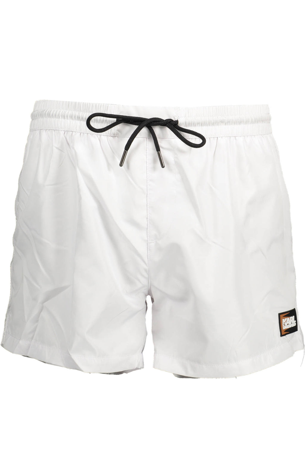 KARL LAGERFELD BEACHWEAR SWIMSUIT BOTTOMS MEN'S WHITE 