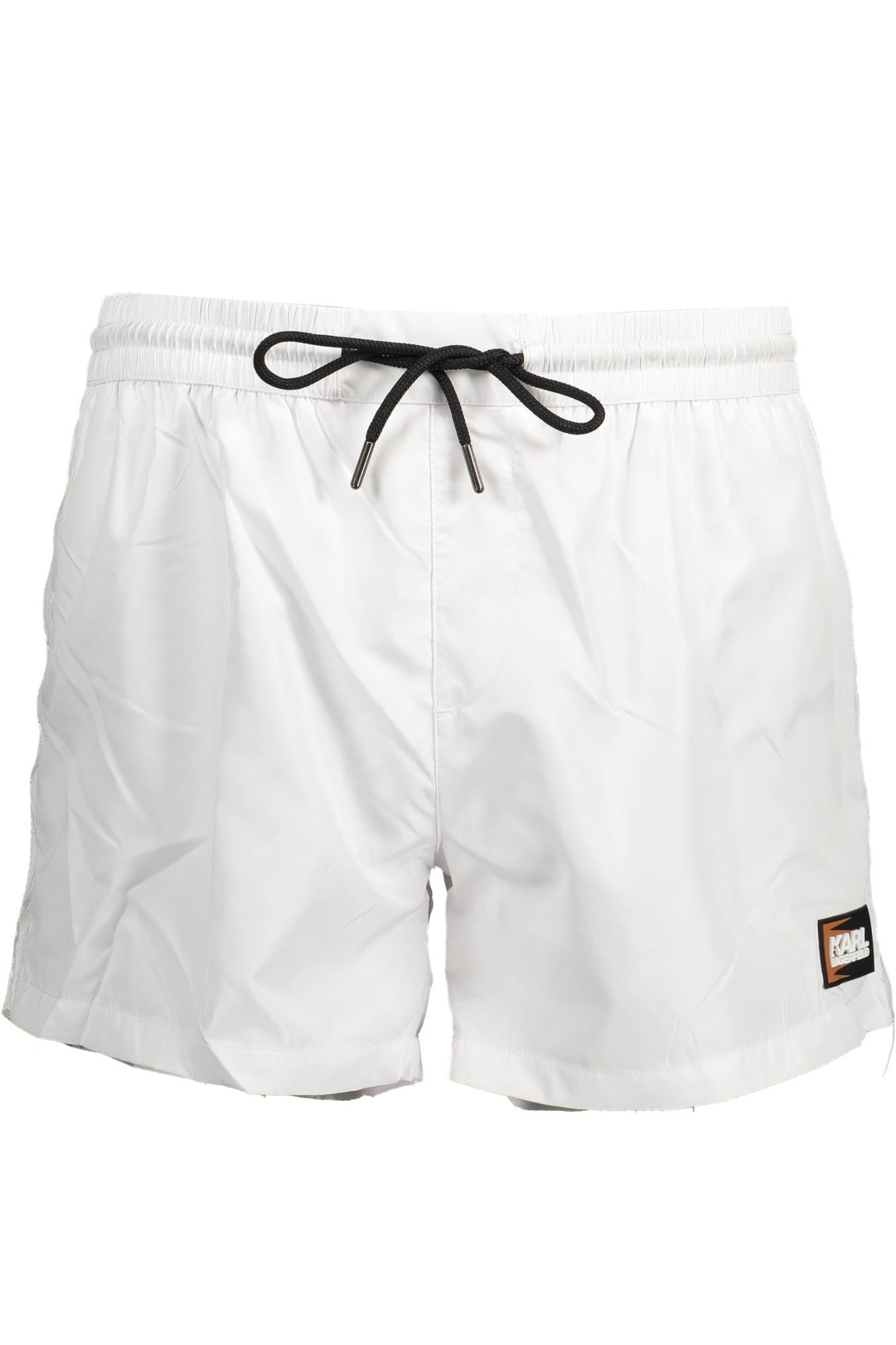 KARL LAGERFELD BEACHWEAR SWIMSUIT BOTTOMS MEN'S WHITE 