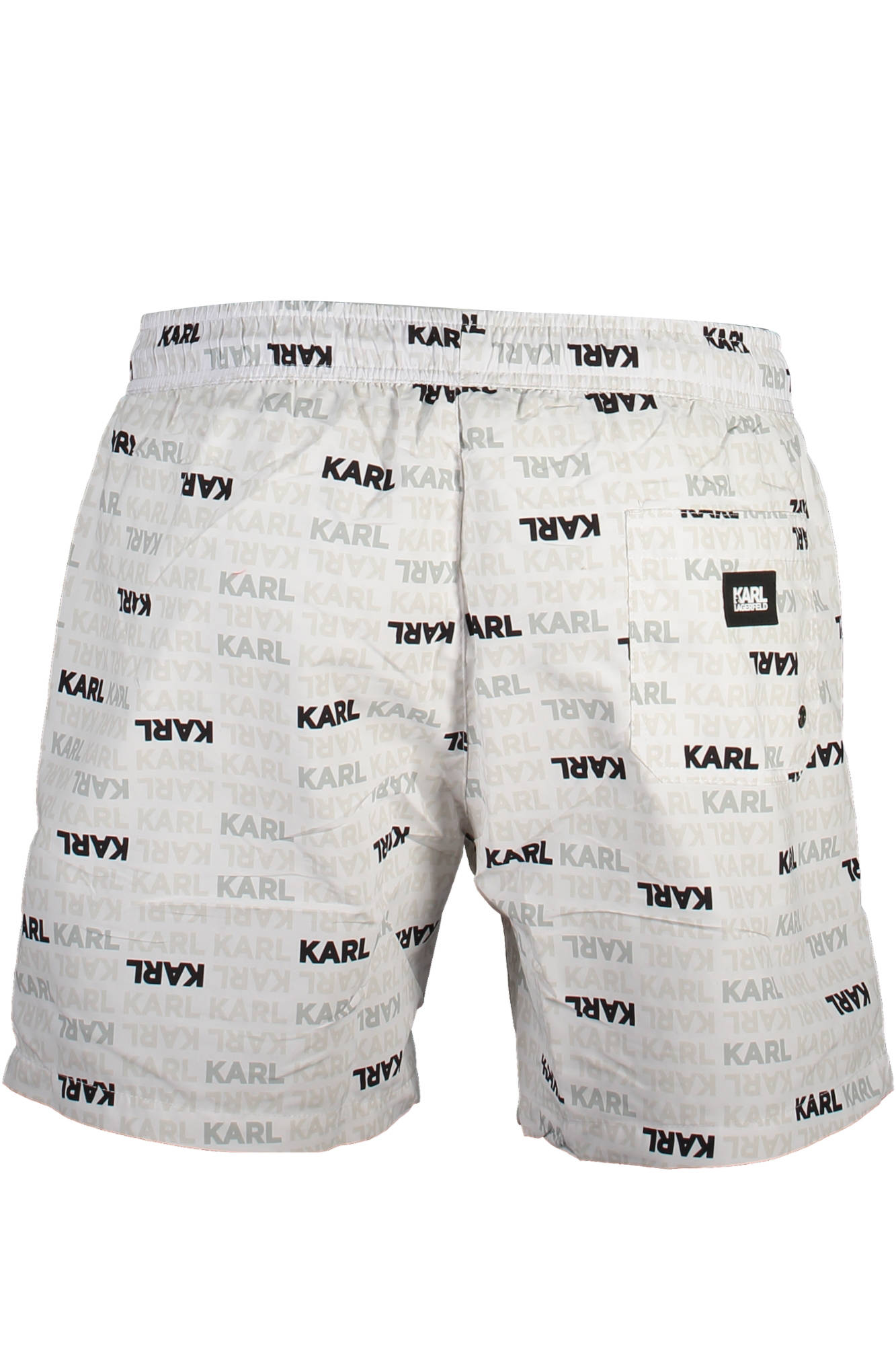 KARL LAGERFELD BEACHWEAR BAÑADOR PANTALÓN BLANCO PARA HOMBRE 
