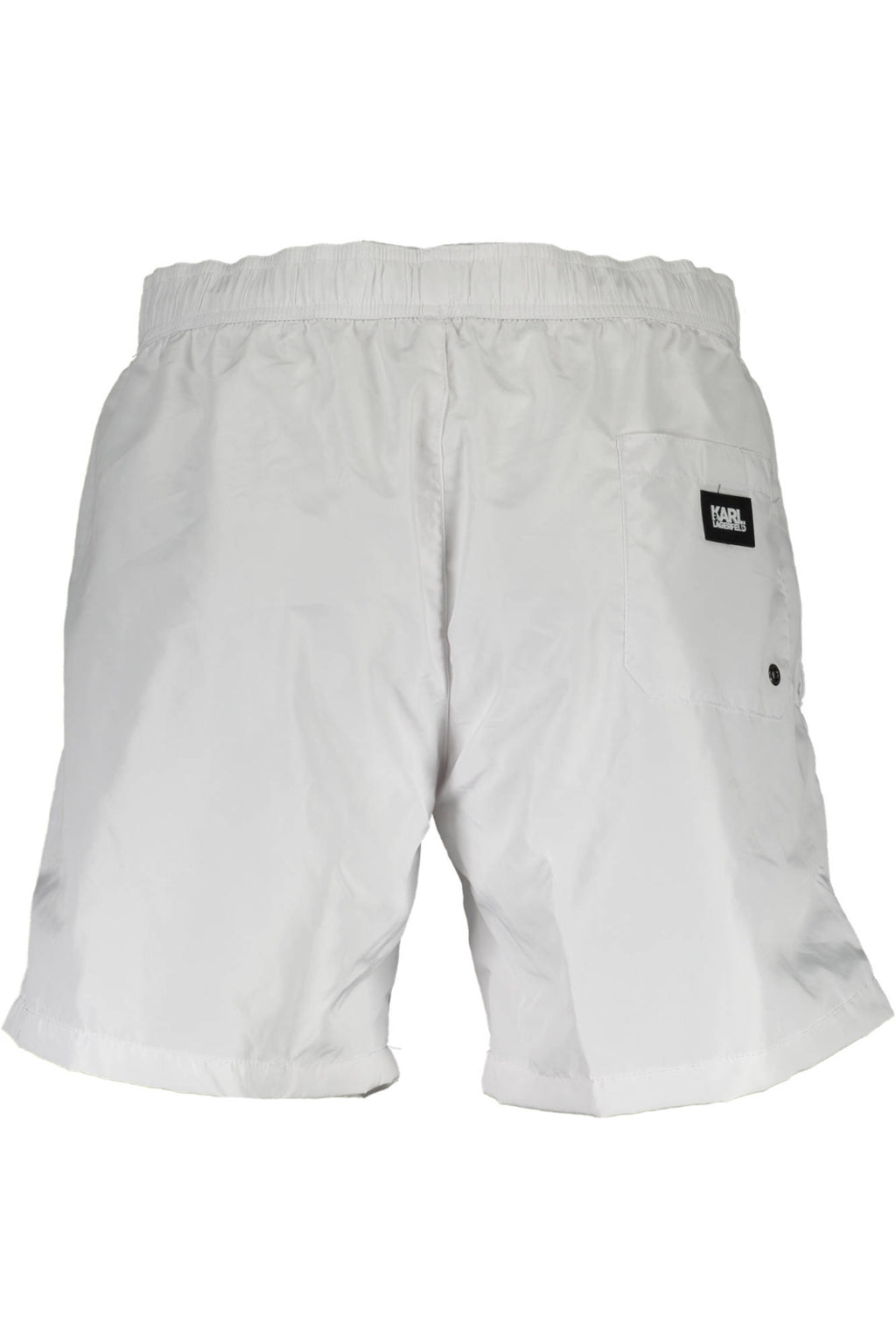 KARL LAGERFELD BEACHWEAR SWIMSUIT BOTTOM MEN'S WHITE 