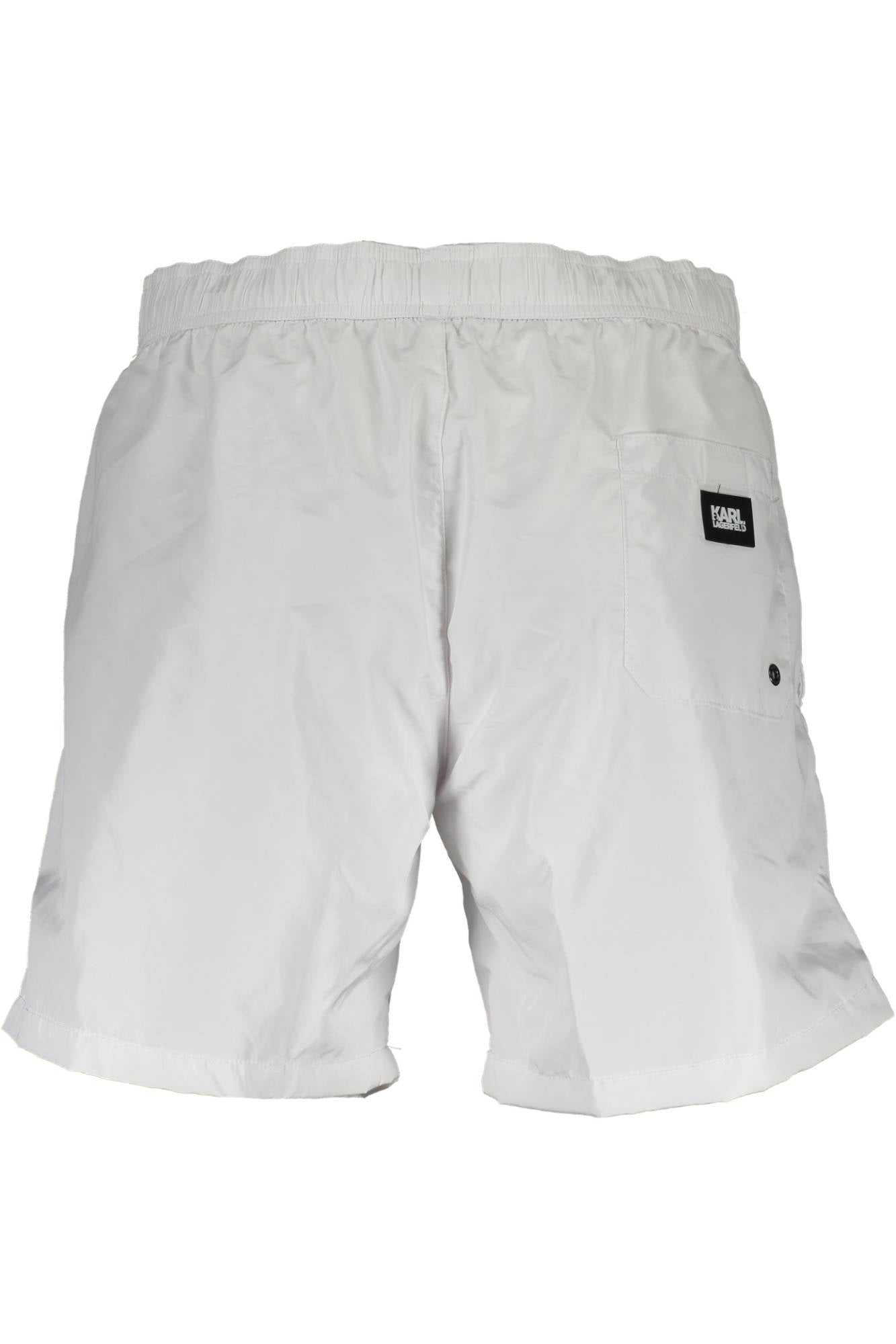 KARL LAGERFELD BEACHWEAR SWIMSUIT BOTTOM MEN'S WHITE 