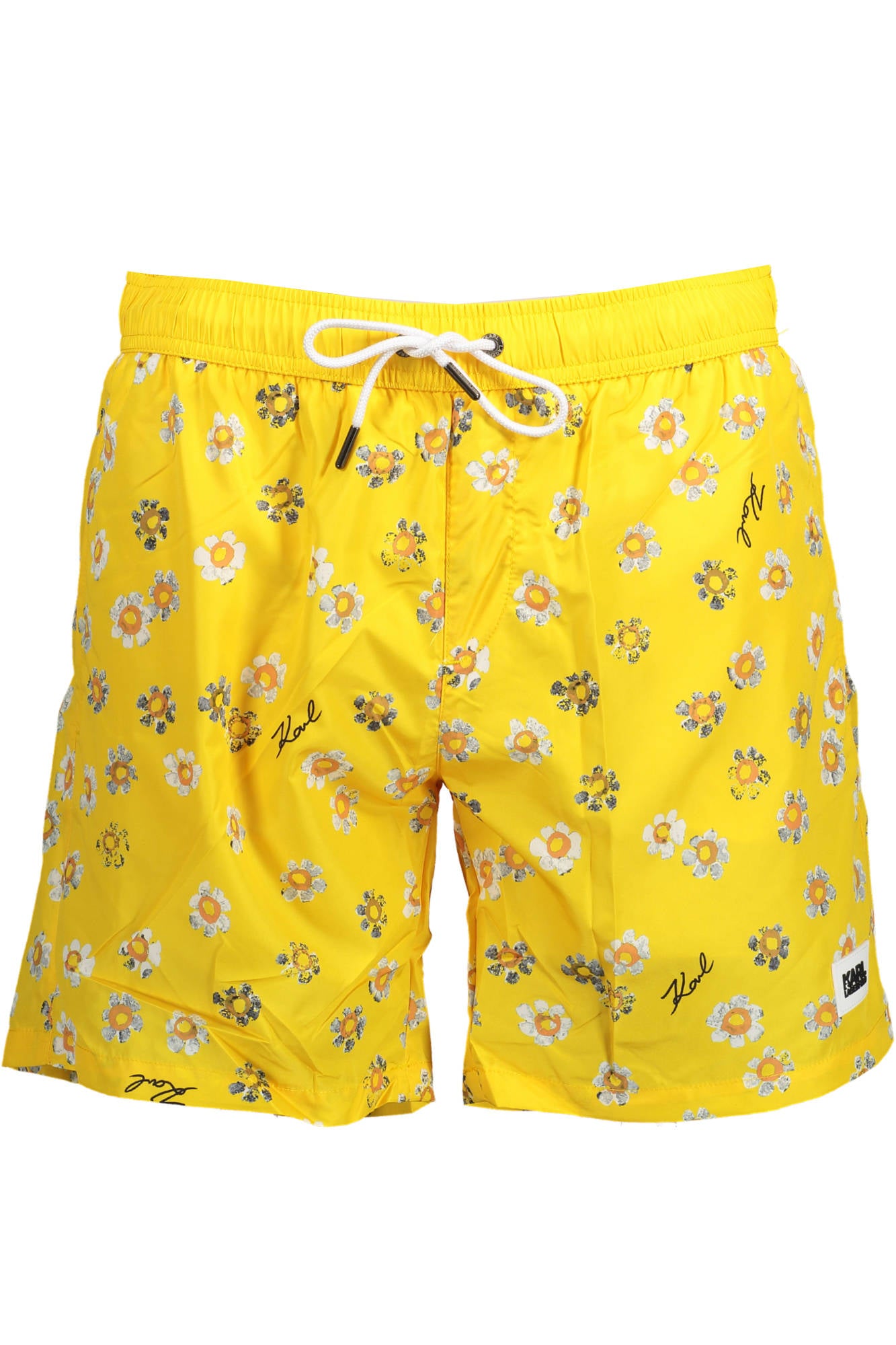 KARL LAGERFELD BEACHWEAR BAÑADOR AMARILLO PANTALÓN DE HOMBRE 