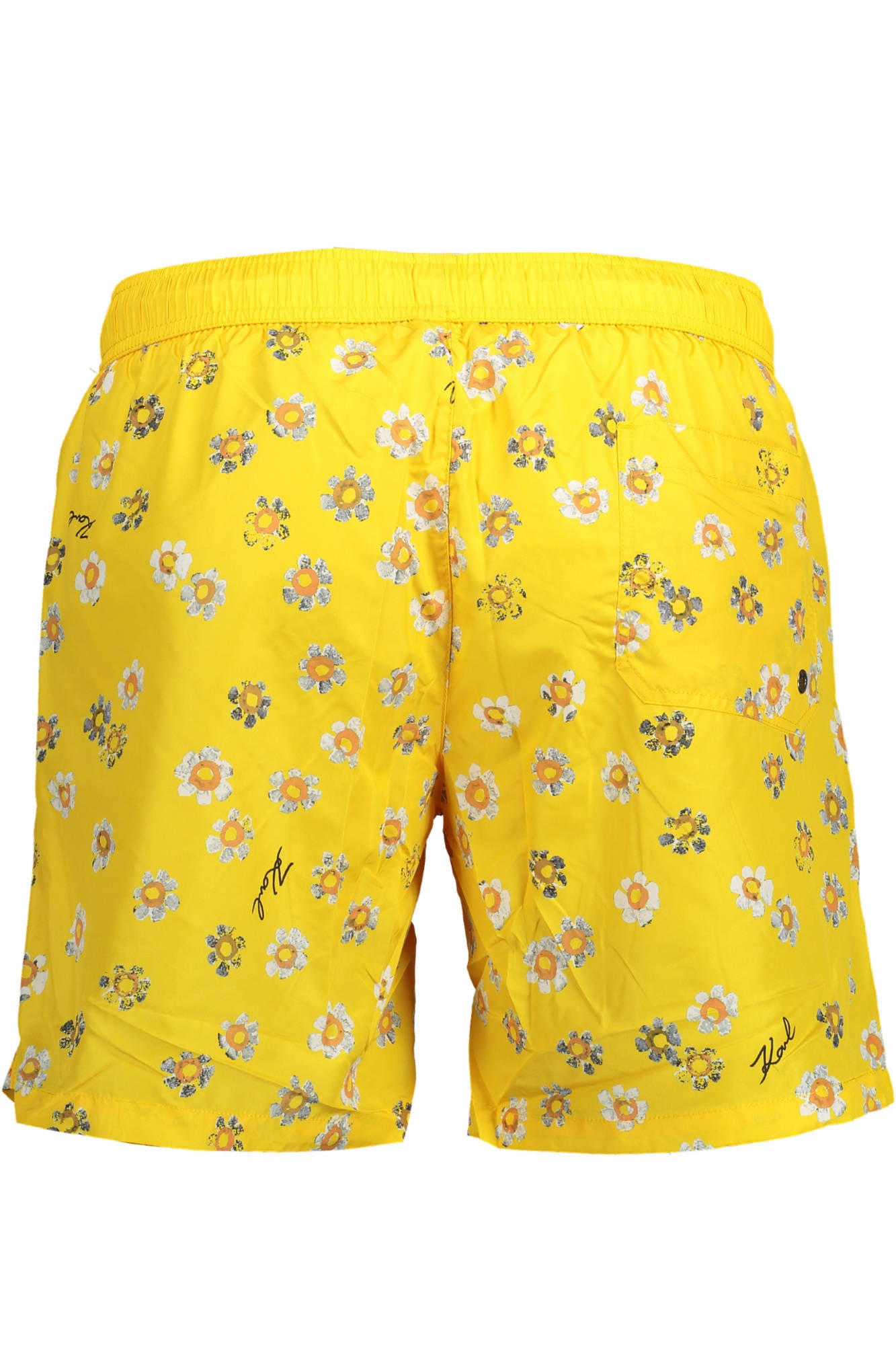 KARL LAGERFELD BEACHWEAR BAÑADOR AMARILLO PANTALÓN DE HOMBRE 