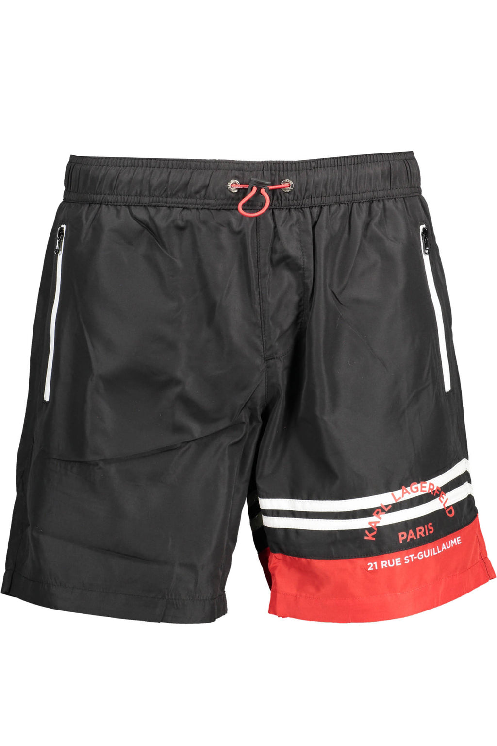 KARL LAGERFELD BEACHWEAR SWIMSUIT BLACK MEN'S BOTTOMS 