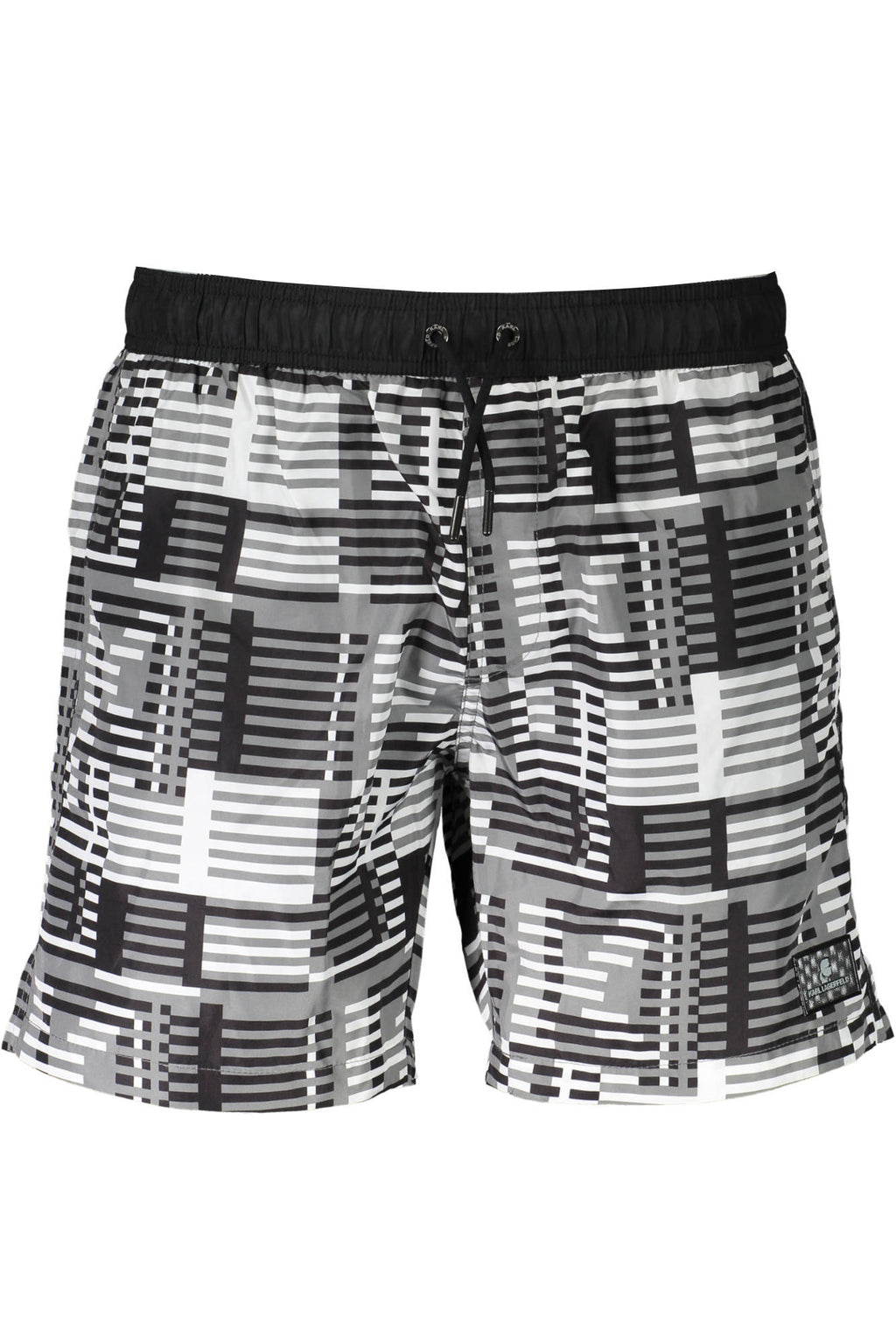 KARL LAGERFELD BEACHWEAR SWIMSUIT BLACK MEN'S BOTTOMS 