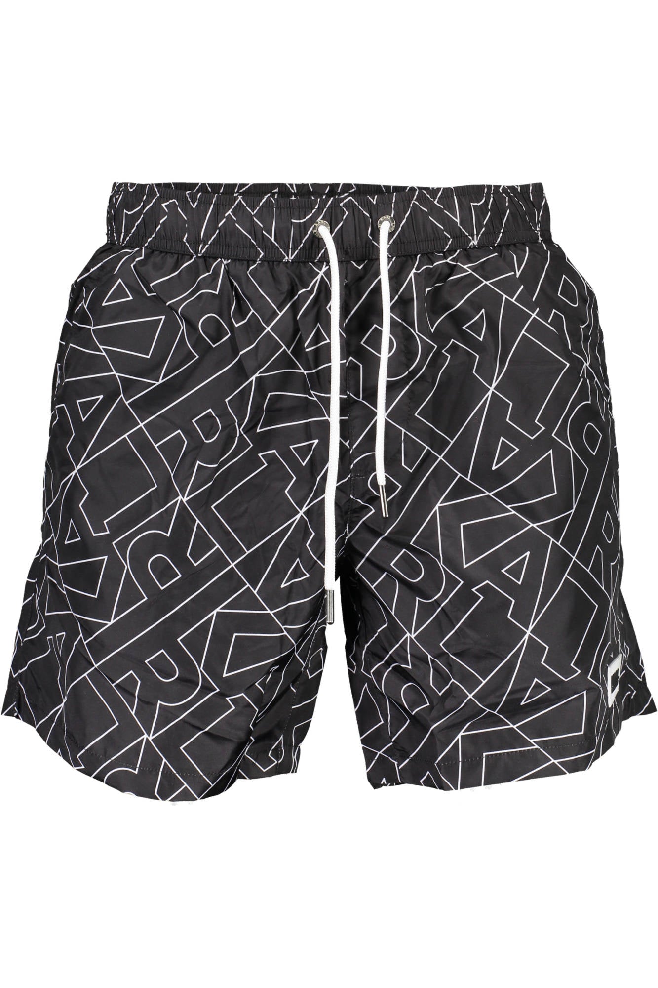 KARL LAGERFELD BEACHWEAR SWIMSUIT BLACK MEN'S BOTTOM 