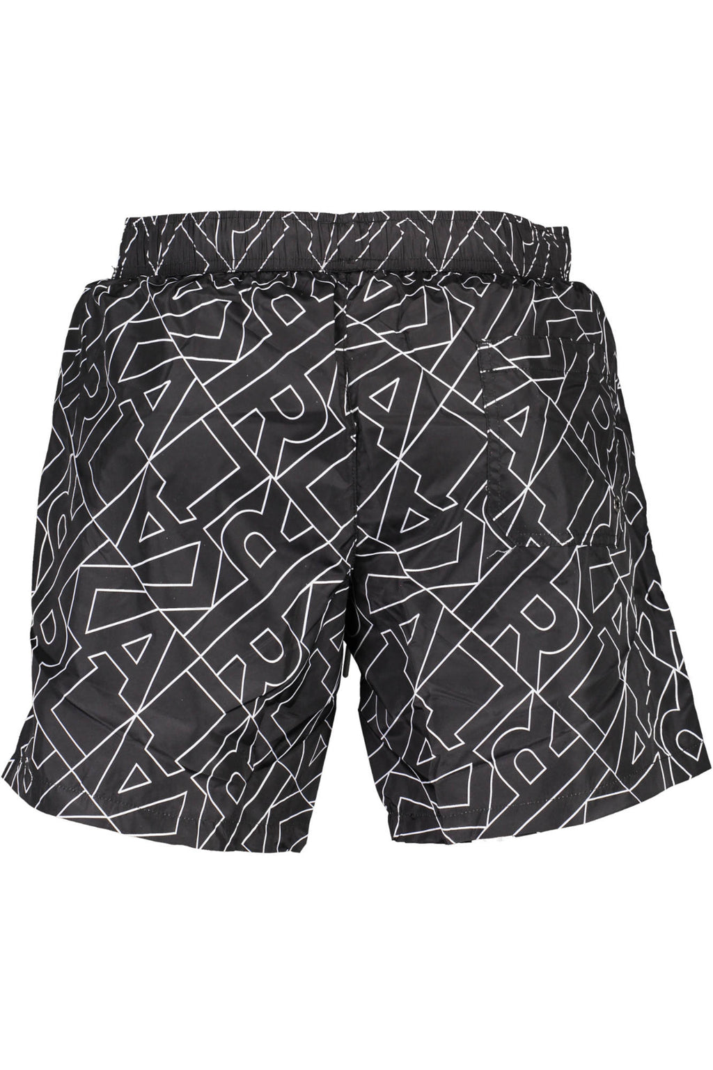 KARL LAGERFELD BEACHWEAR SWIMSUIT BLACK MEN'S BOTTOM 
