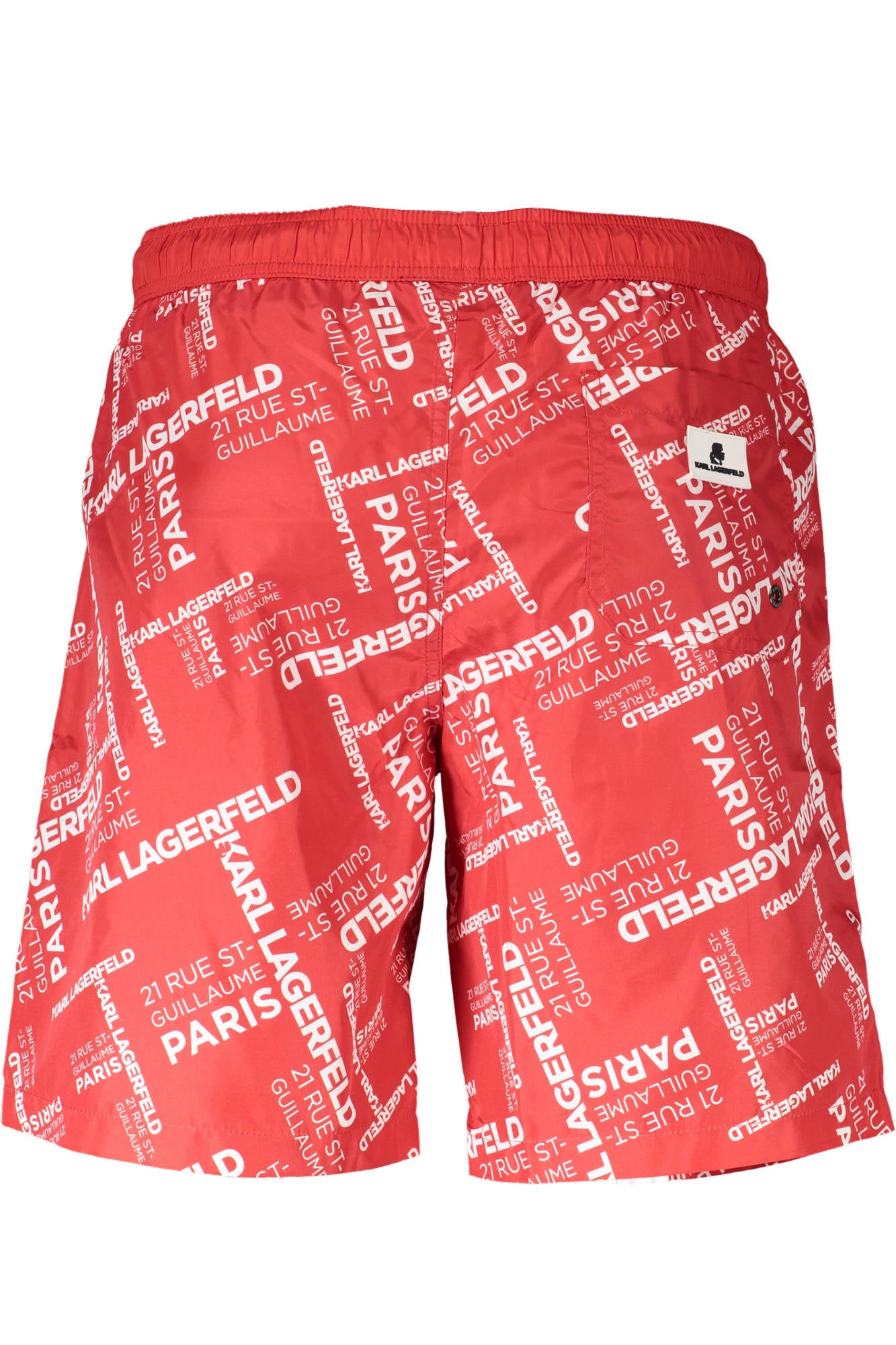 KARL LAGERFELD ROPA DE PLAYA BAÑADOR PANTALÓN ROJO HOMBRE 