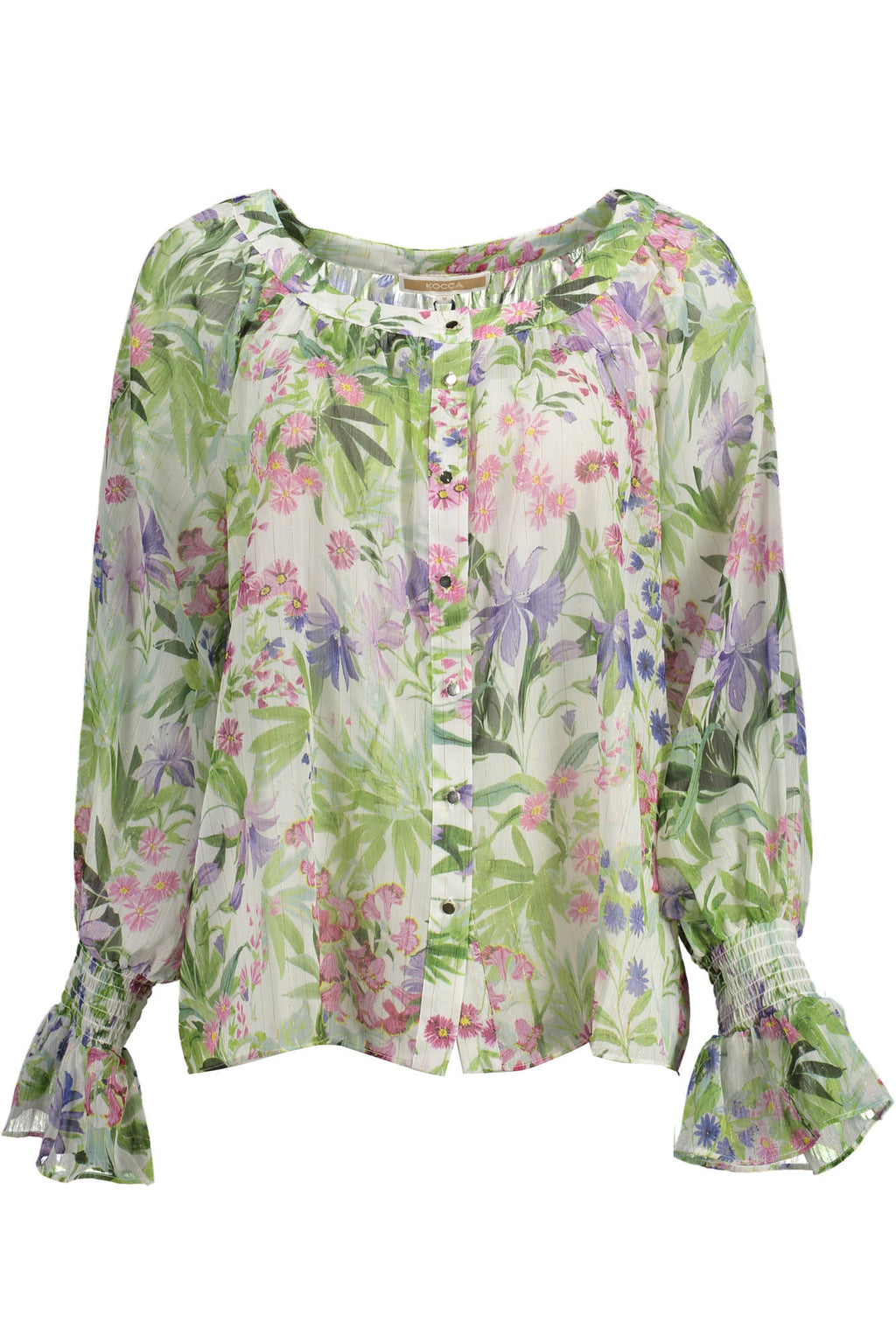 CAMISA DE MANGA LARGA VERDE PARA MUJER KOCCA 