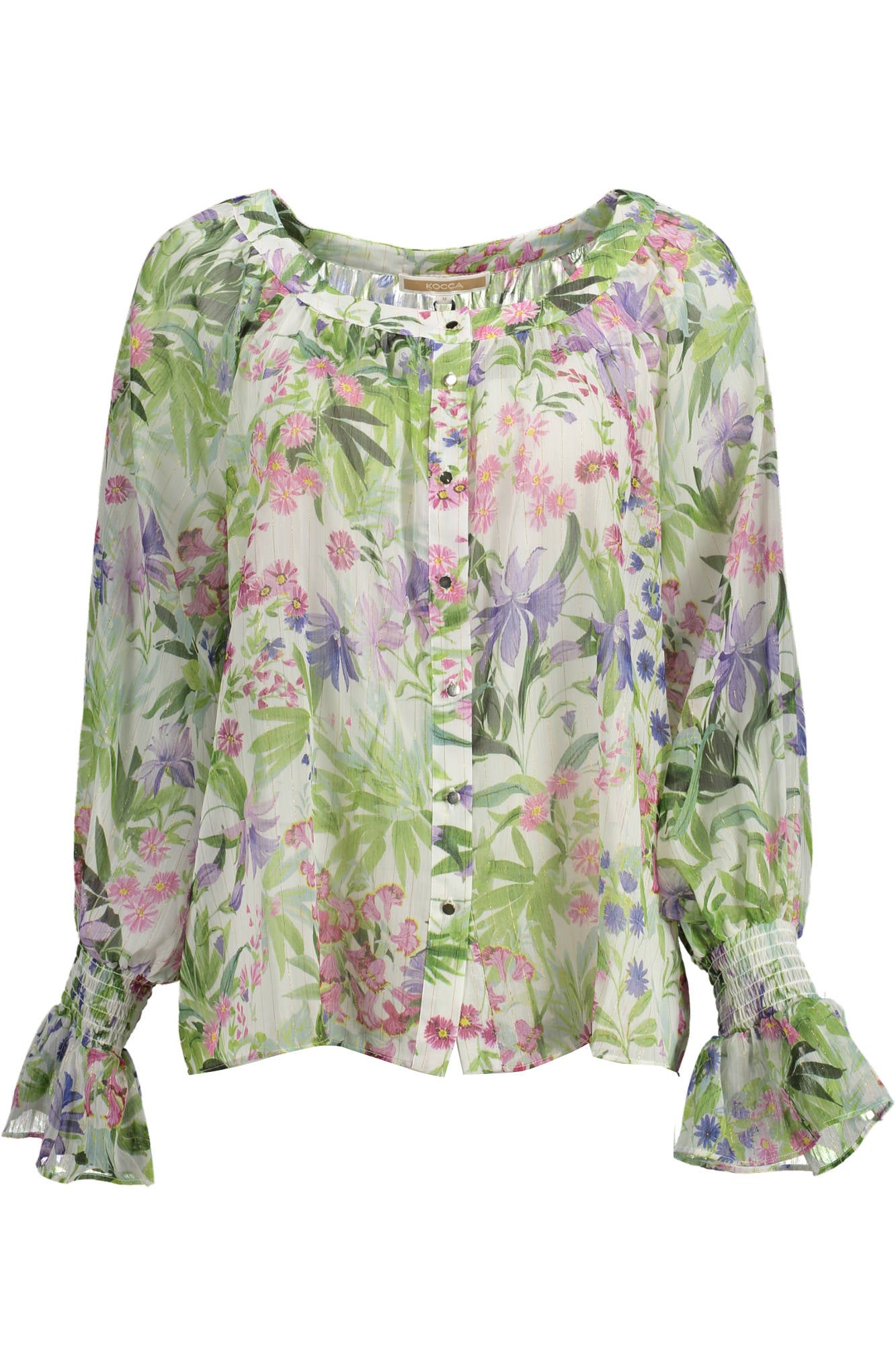 CAMISA DE MANGA LARGA VERDE PARA MUJER KOCCA 