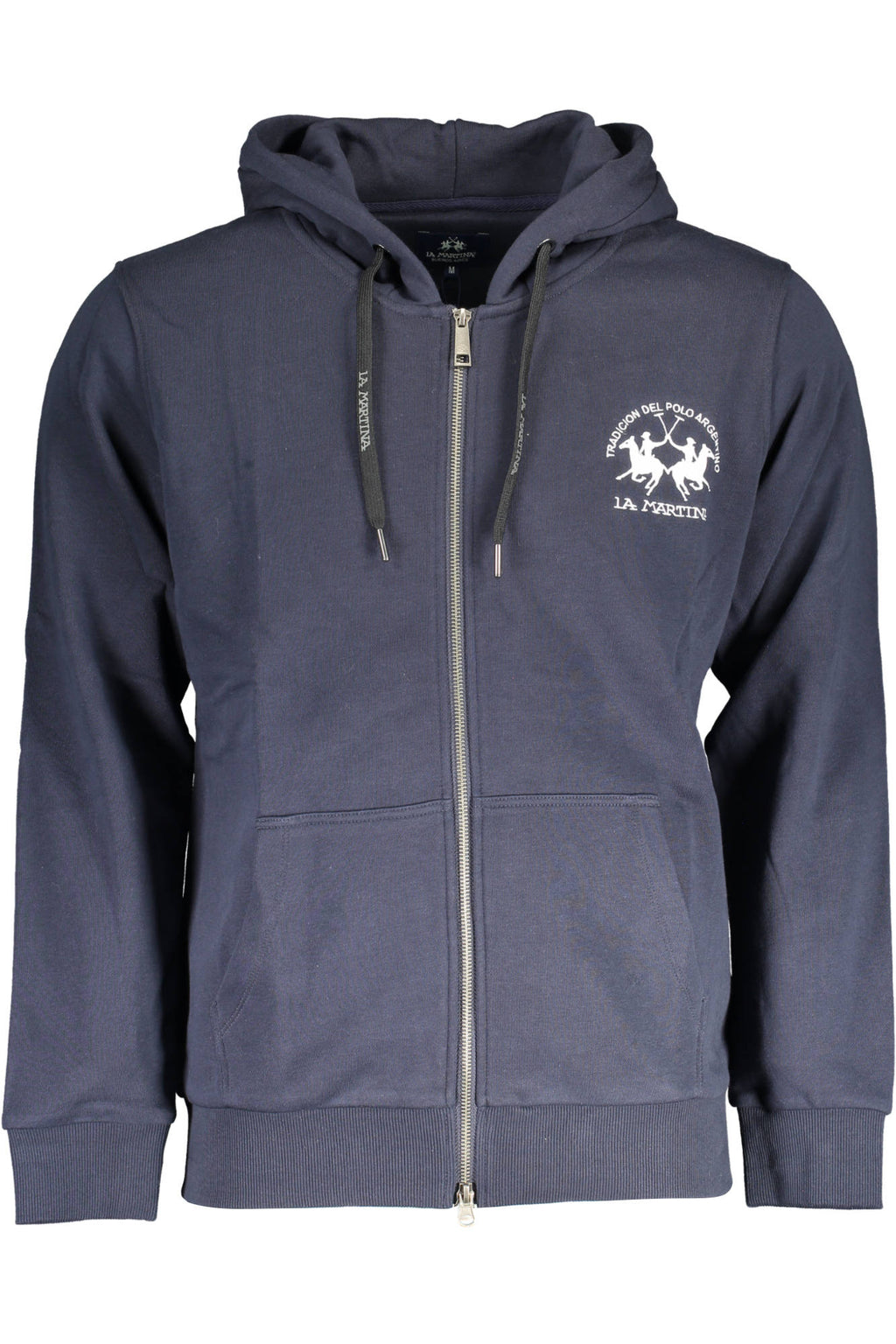 LA MARTINA MEN'S BLUE ZIP-UP SWEATSHIRT 