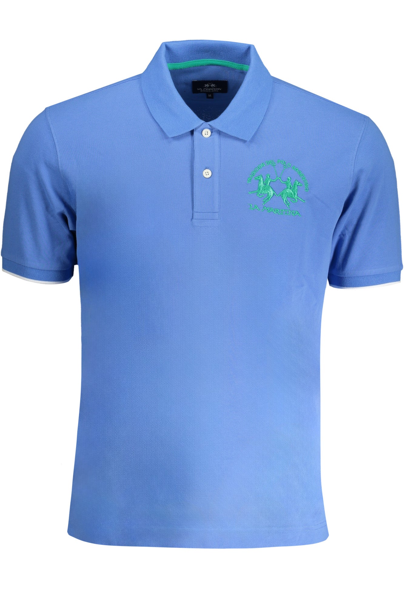 POLO DE MANGA CORTA PARA HOMBRE LA MARTINA, AZUL 