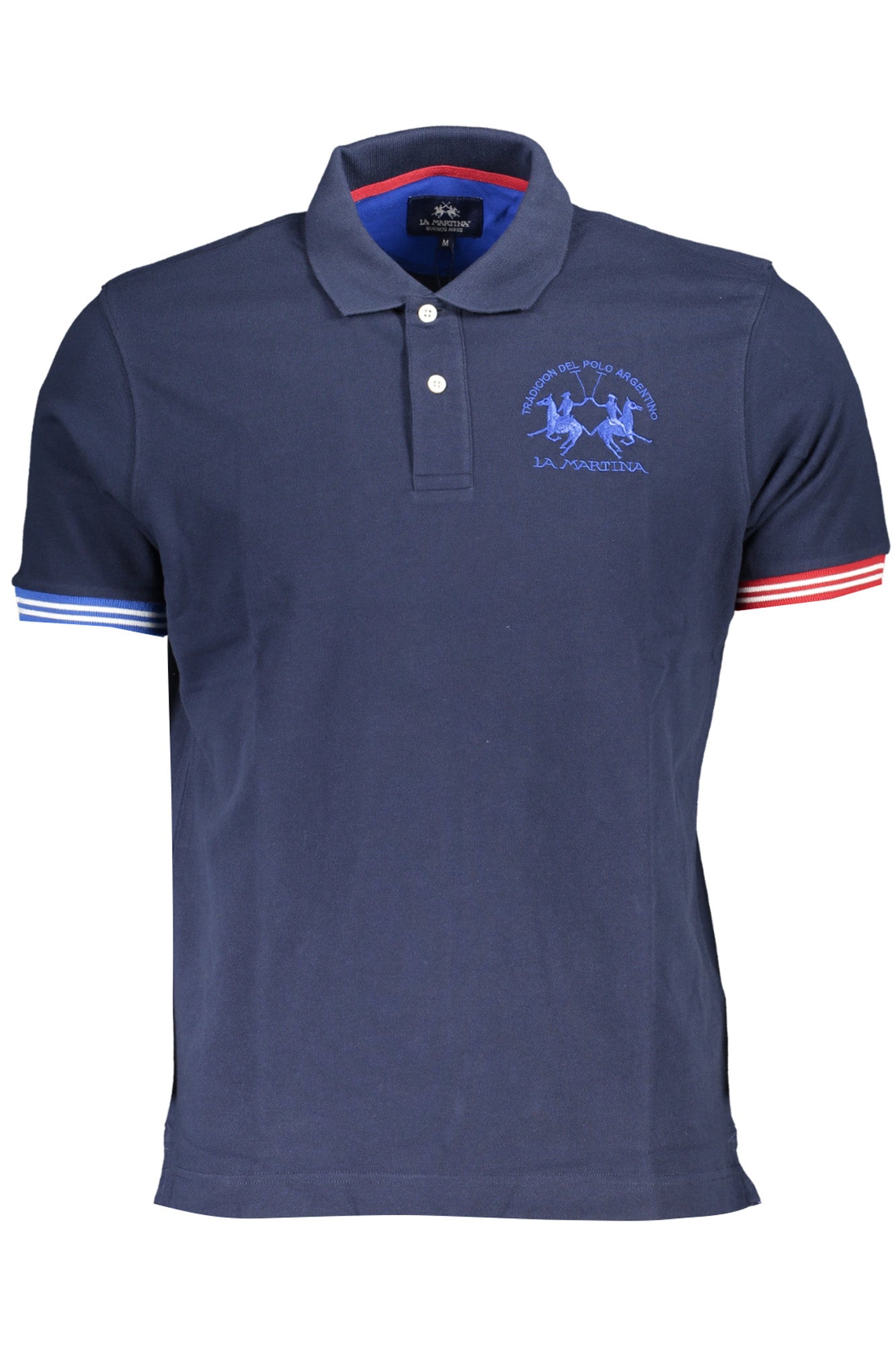 POLO DE MANGA CORTA PARA HOMBRE LA MARTINA, AZUL 