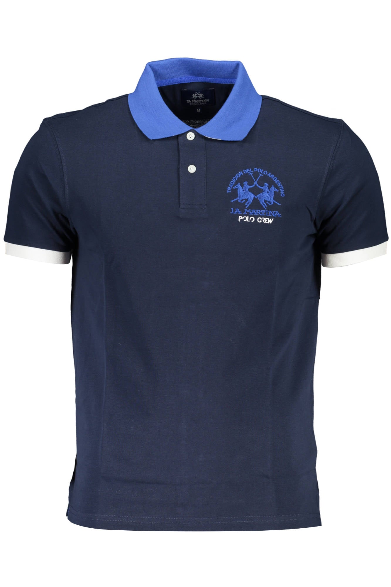 POLO DE MANGA CORTA PARA HOMBRE LA MARTINA, AZUL 