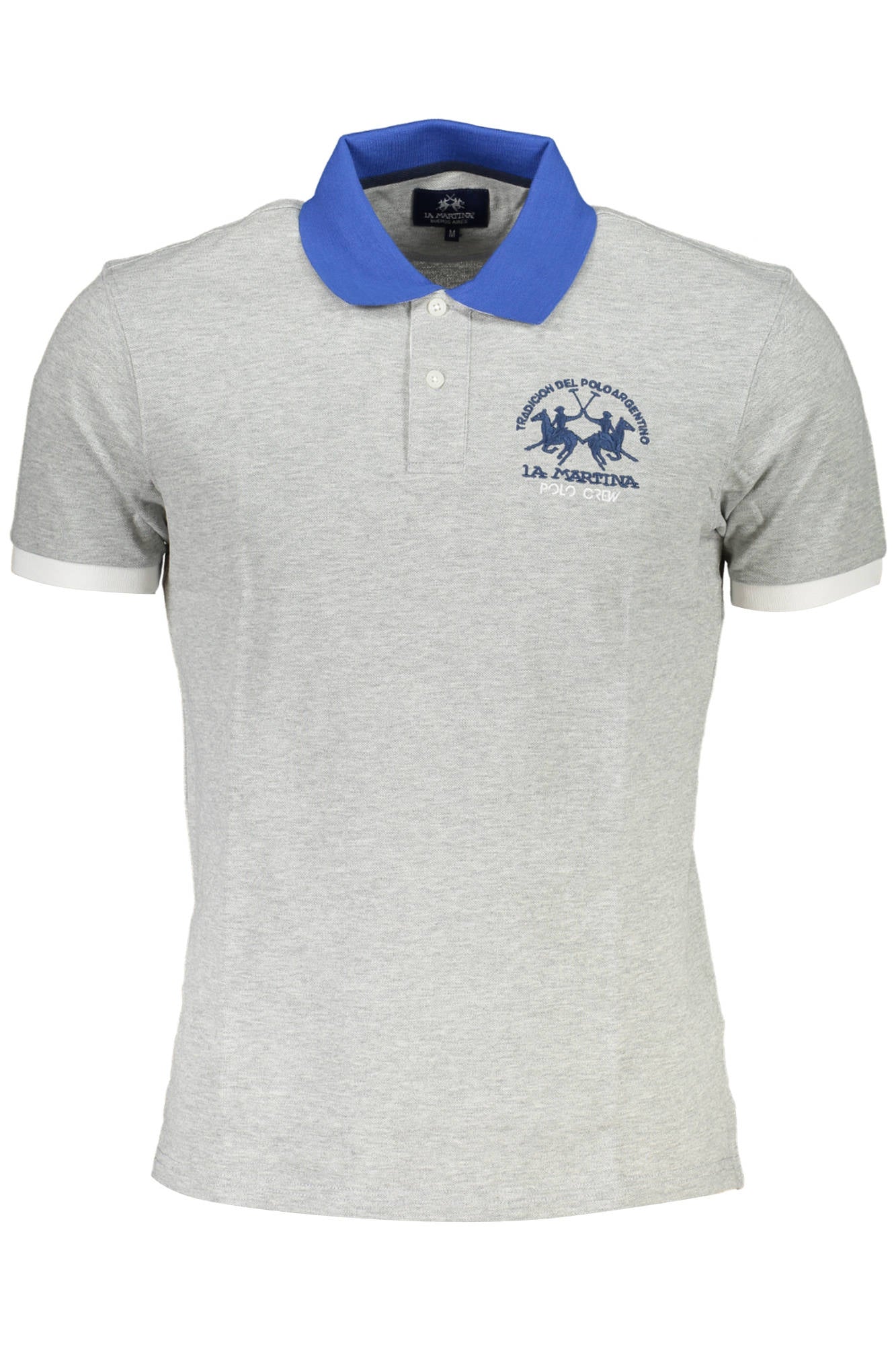 POLO DE MANGA CORTA PARA HOMBRE LA MARTINA, GRIS 