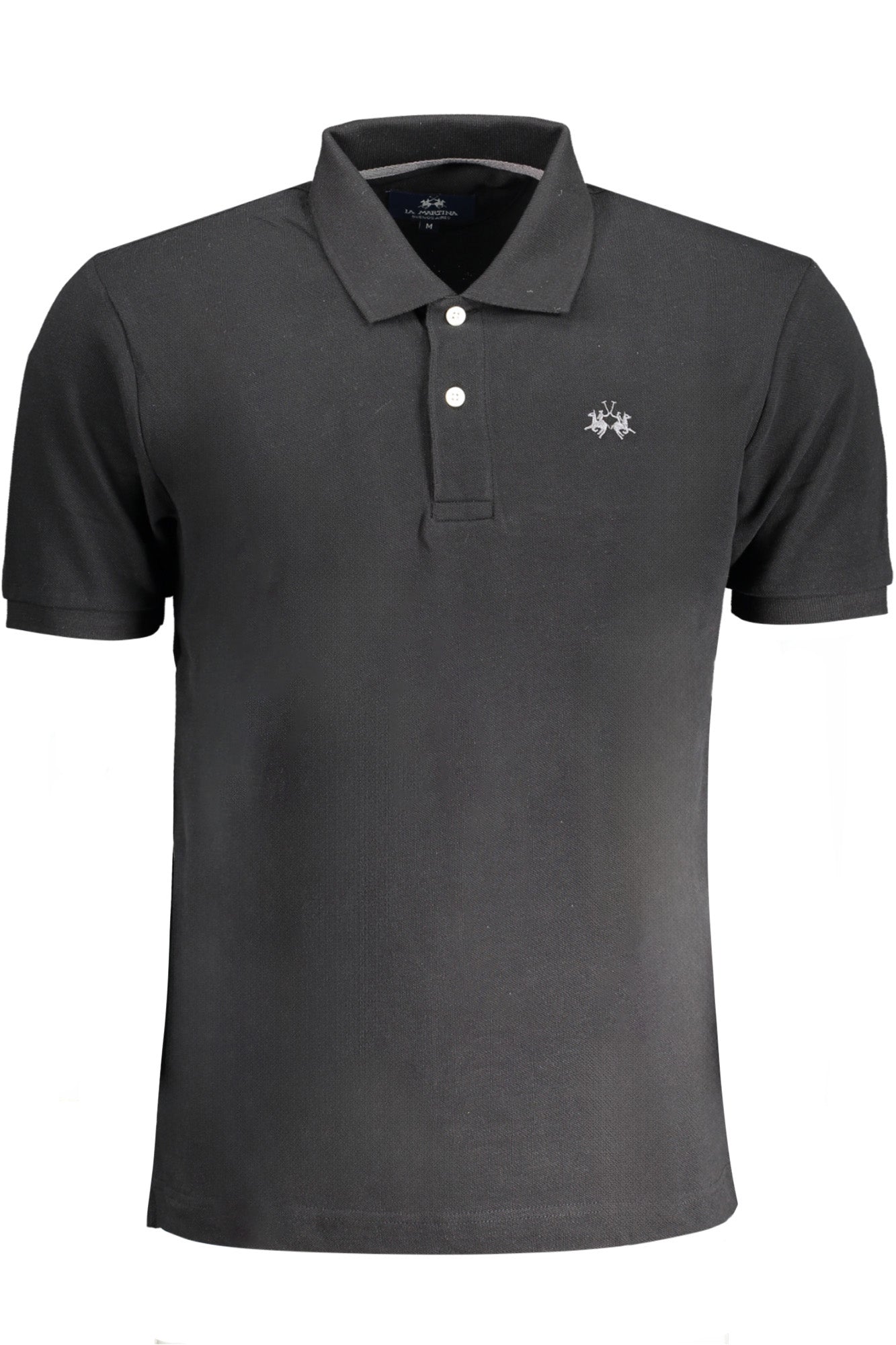 POLO DE MANGA CORTA PARA HOMBRE LA MARTINA, NEGRO 