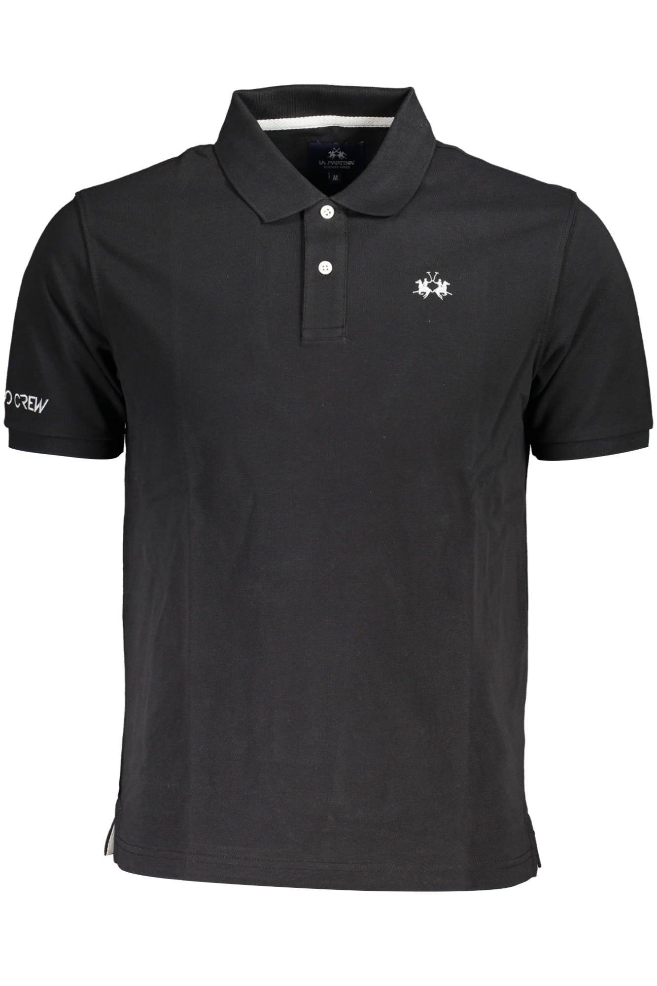 POLO DE MANGA CORTA PARA HOMBRE LA MARTINA, NEGRO 