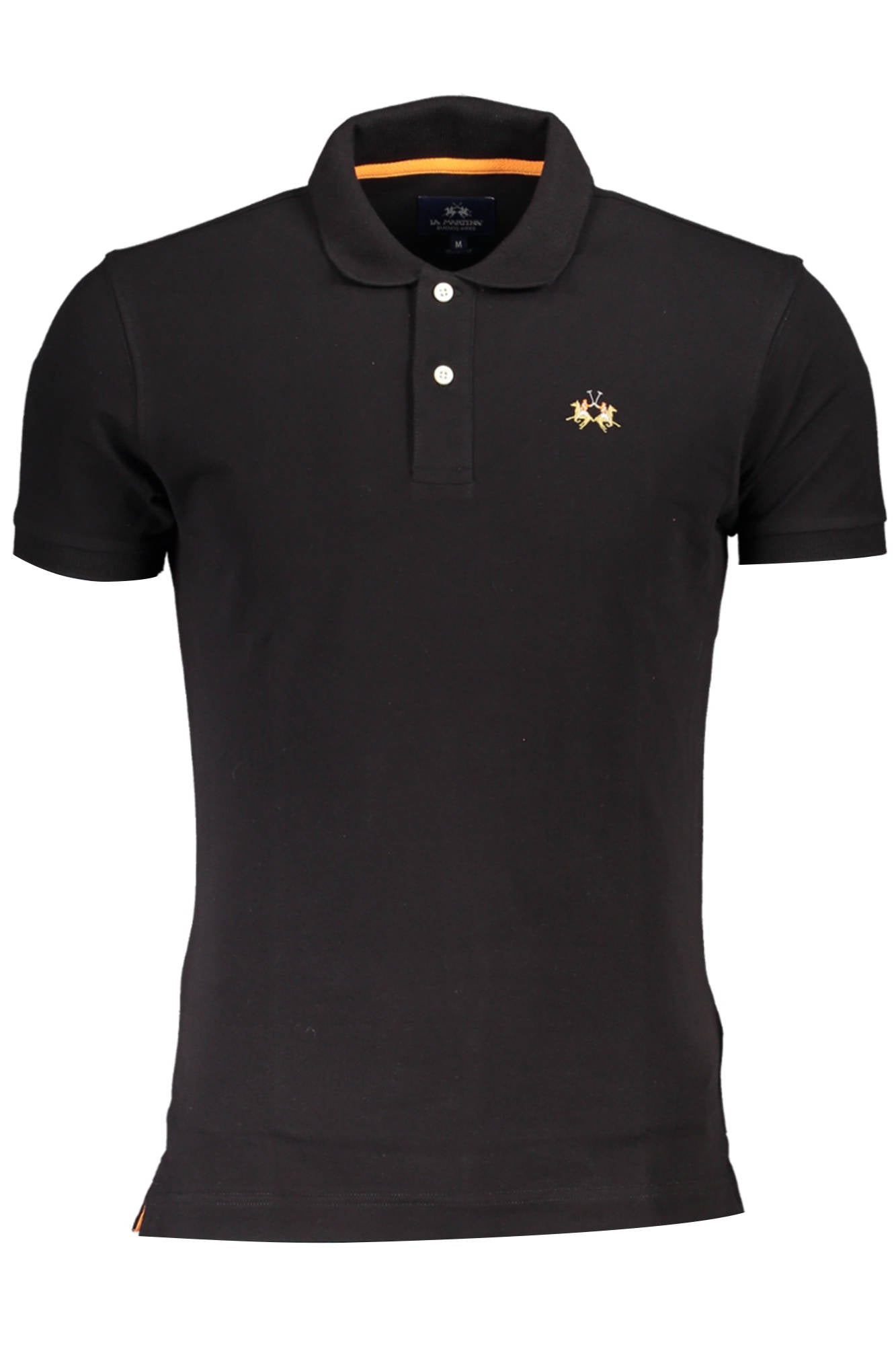 POLO DE MANGA CORTA PARA HOMBRE LA MARTINA, NEGRO 