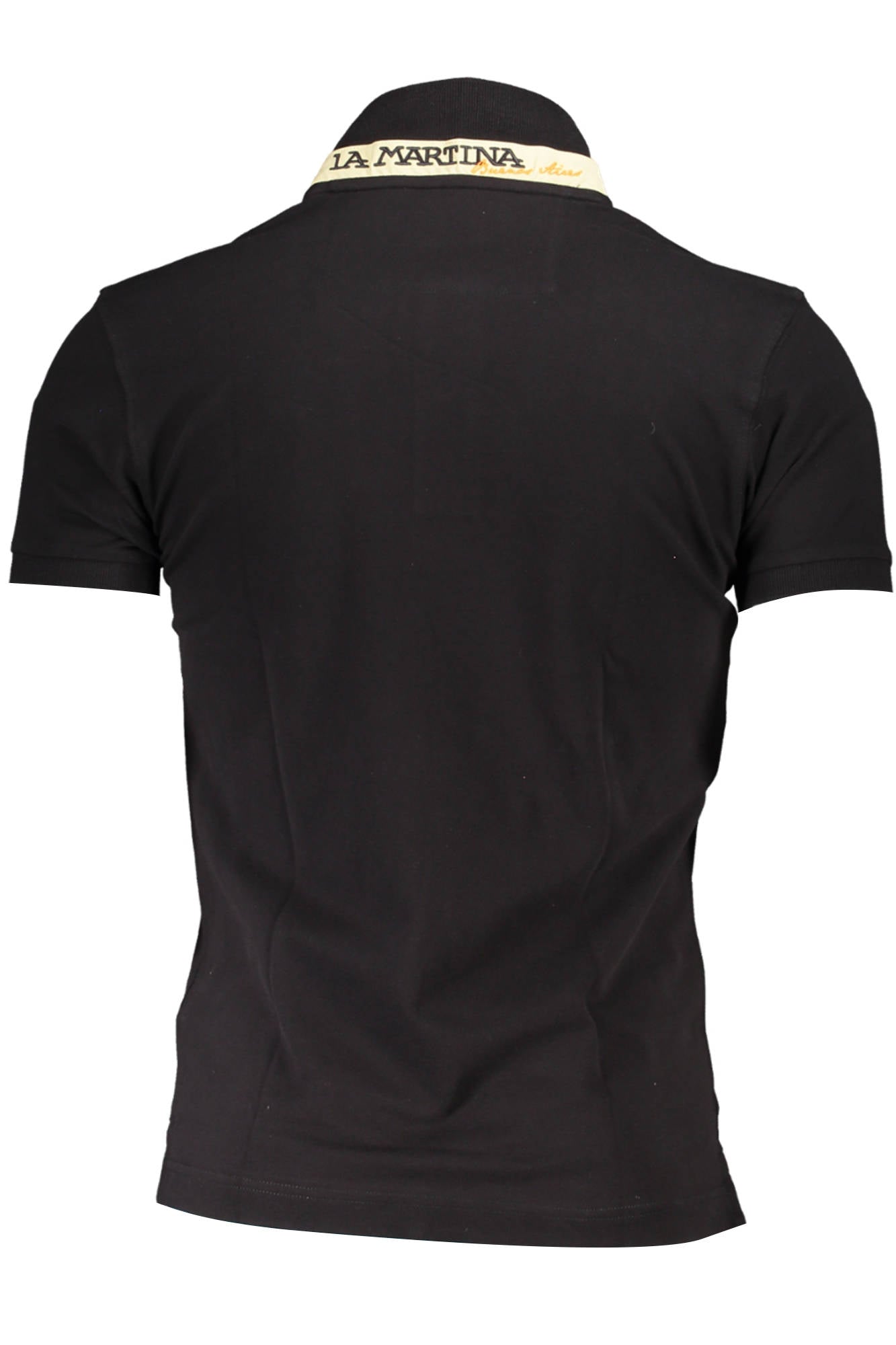 POLO DE MANGA CORTA PARA HOMBRE LA MARTINA, NEGRO 