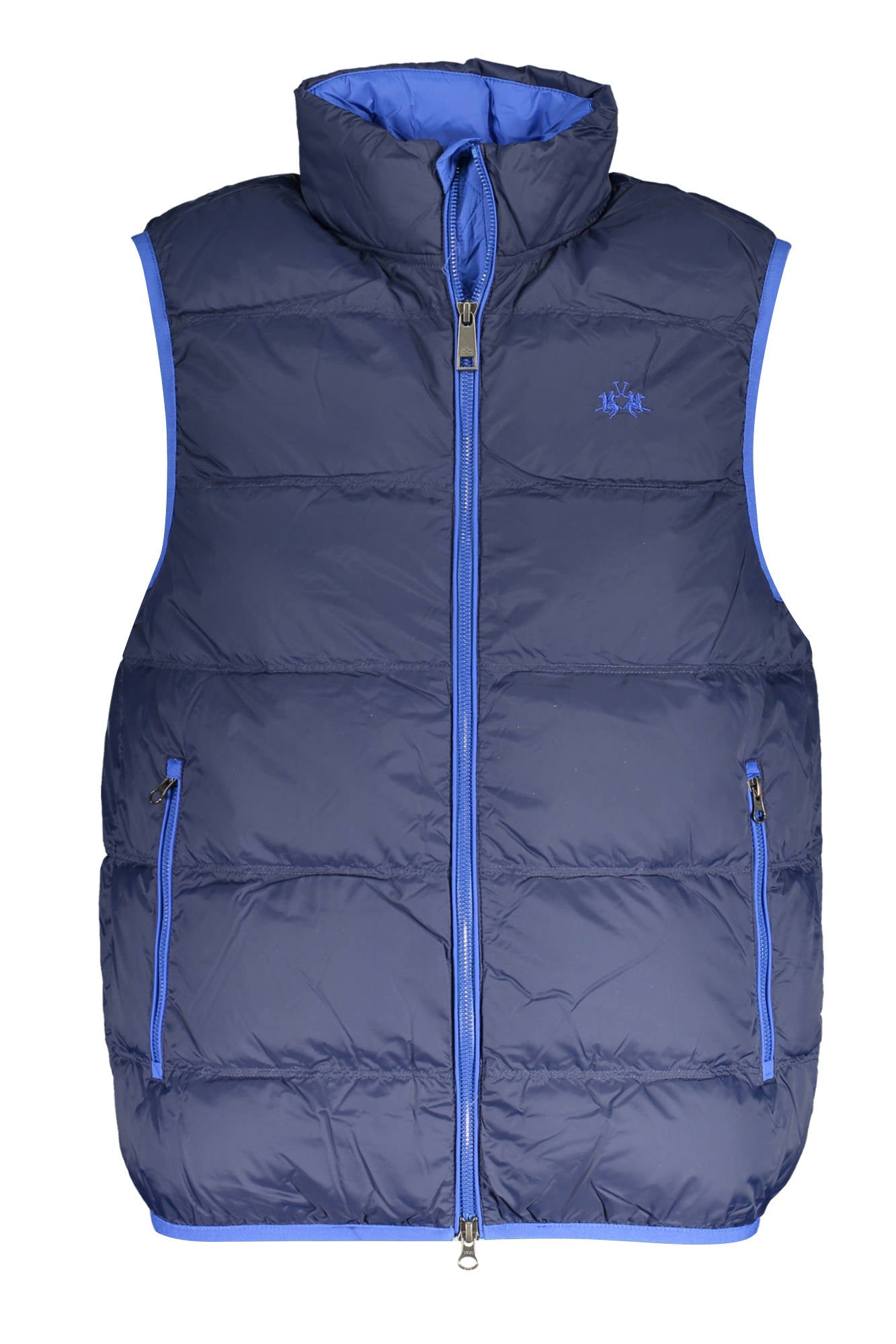 LA MARTINA MEN'S BLUE SLEEVELESS JACKET 