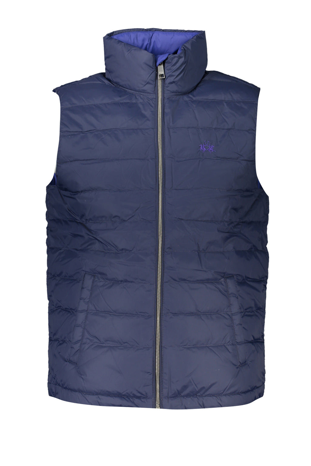 LA MARTINA MEN'S BLUE SLEEVELESS JACKET 