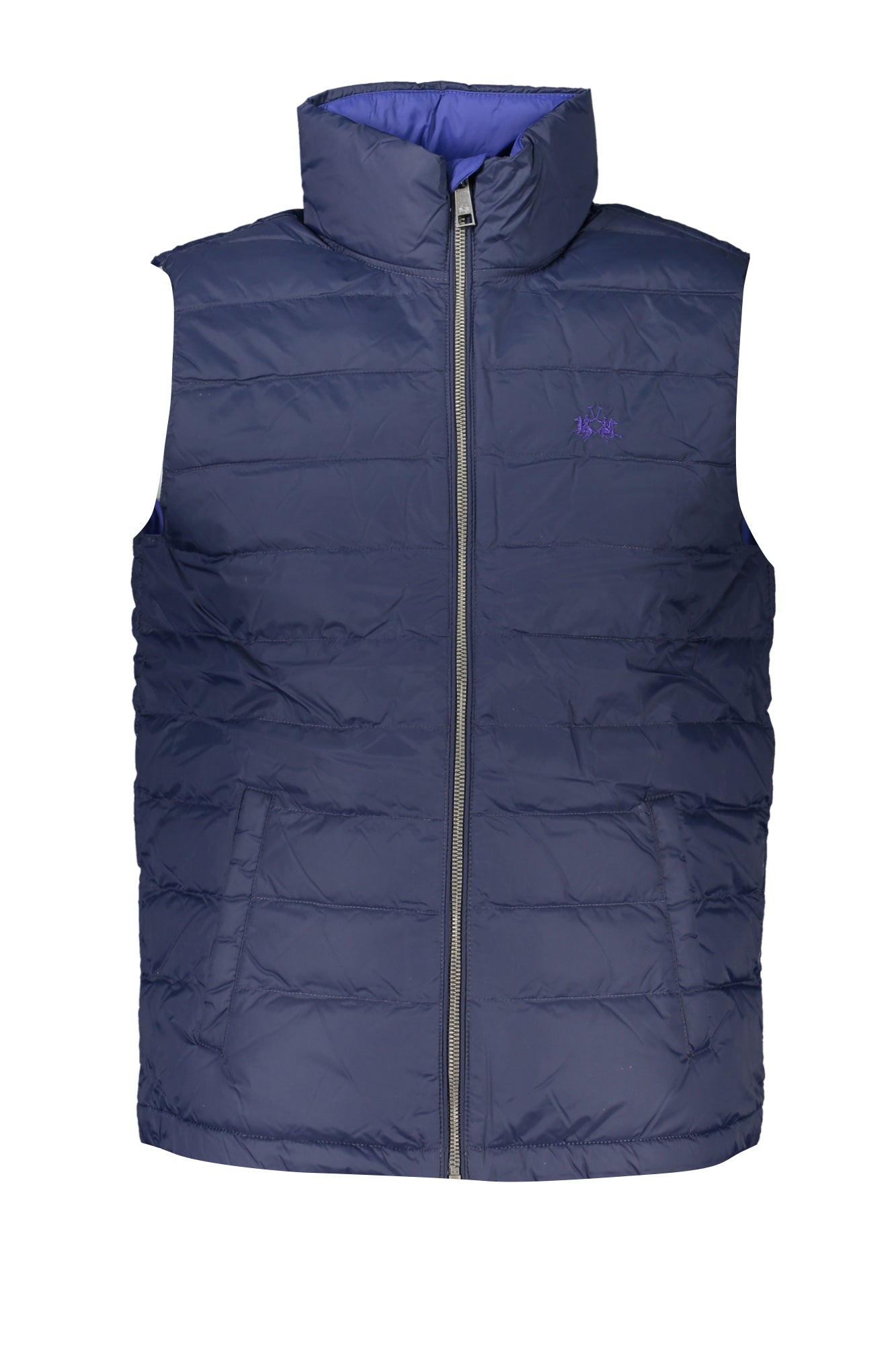 LA MARTINA MEN'S BLUE SLEEVELESS JACKET 