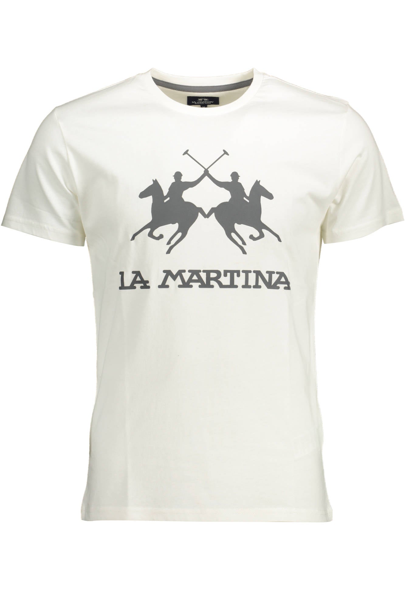 CAMISETA DE MANGA CORTA HOMBRE LA MARTINA BLANCA