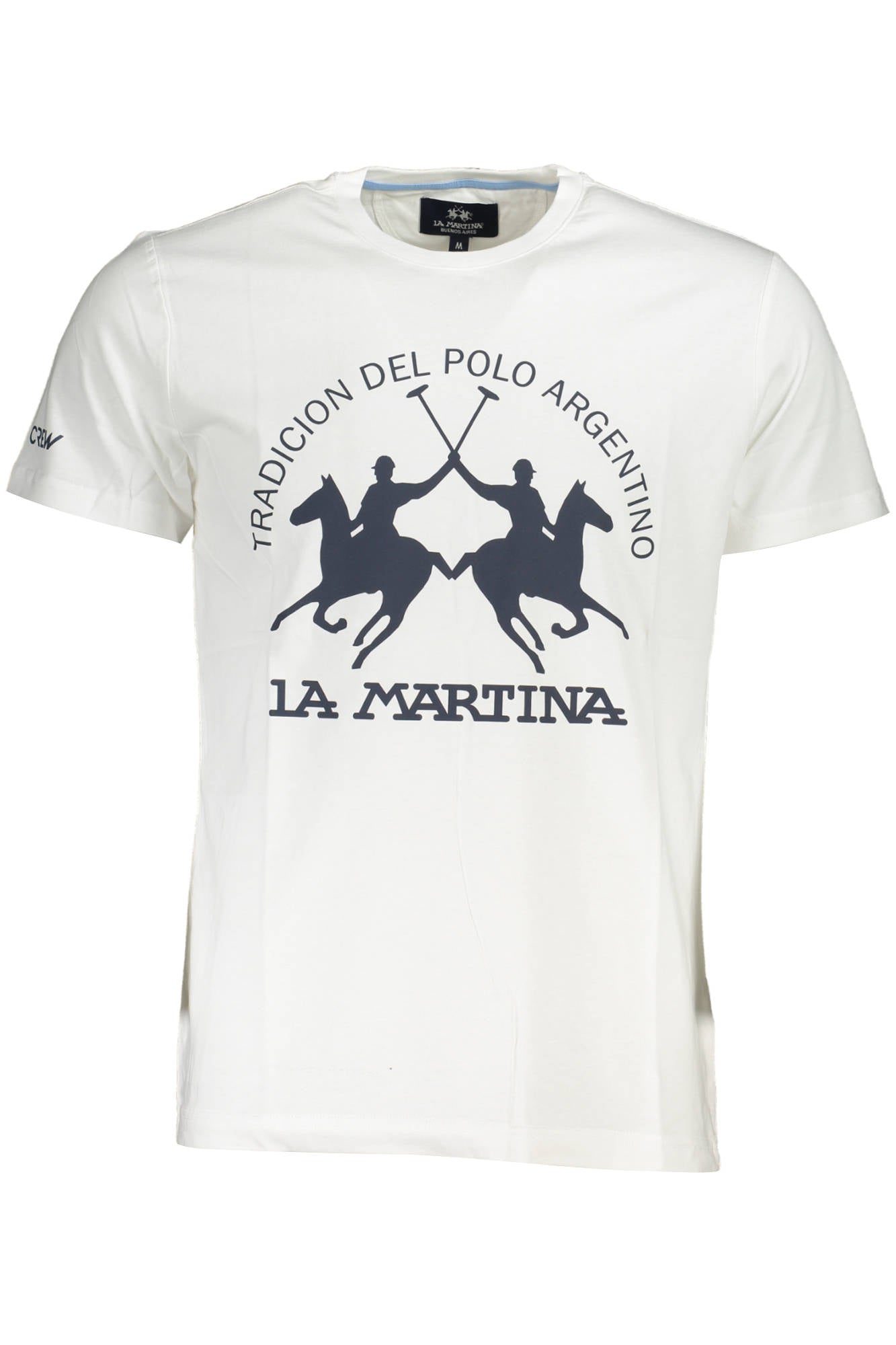 CAMISETA DE MANGA CORTA HOMBRE LA MARTINA BLANCA 