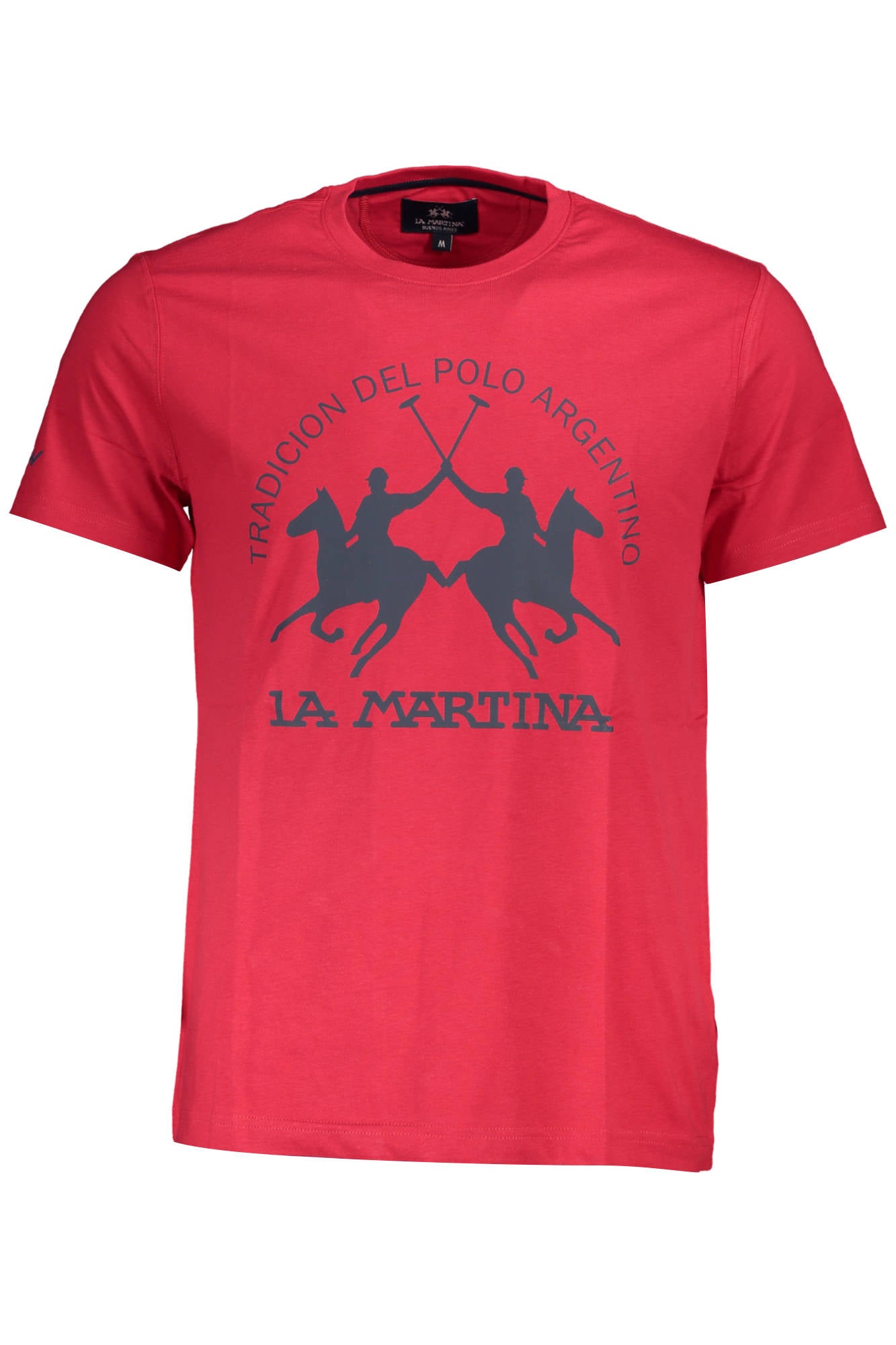 CAMISETA DE MANGA CORTA PARA HOMBRE LA MARTINA, ROJA 