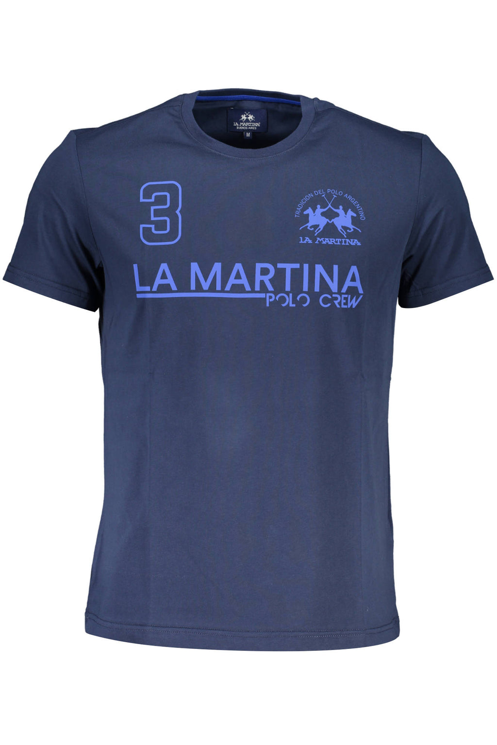 CAMISETA DE MANGA LARGA PARA HOMBRE LA MARTINA, AZUL 