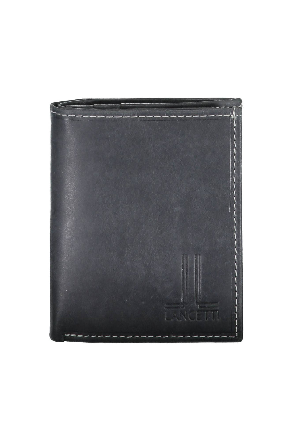 LANCETTI MEN'S BLACK WALLET 