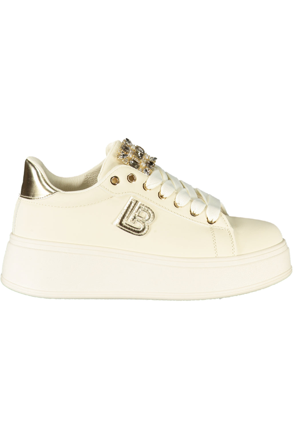 LAURA BIAGIOTTI WOMEN'S BEIGE SPORTS SHOES 